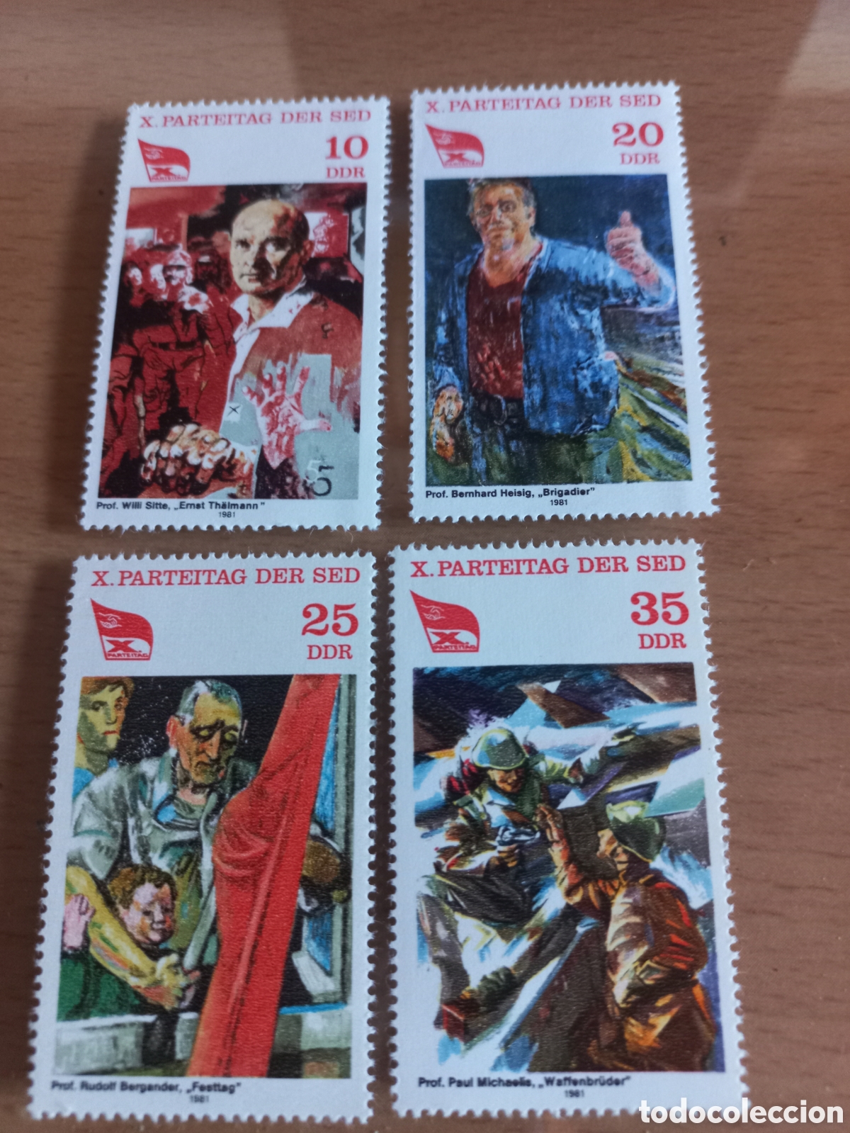 Stamps: SERIE DE SELLOS D.D.R.ALEMANIA **A&Ntilde;O 1981