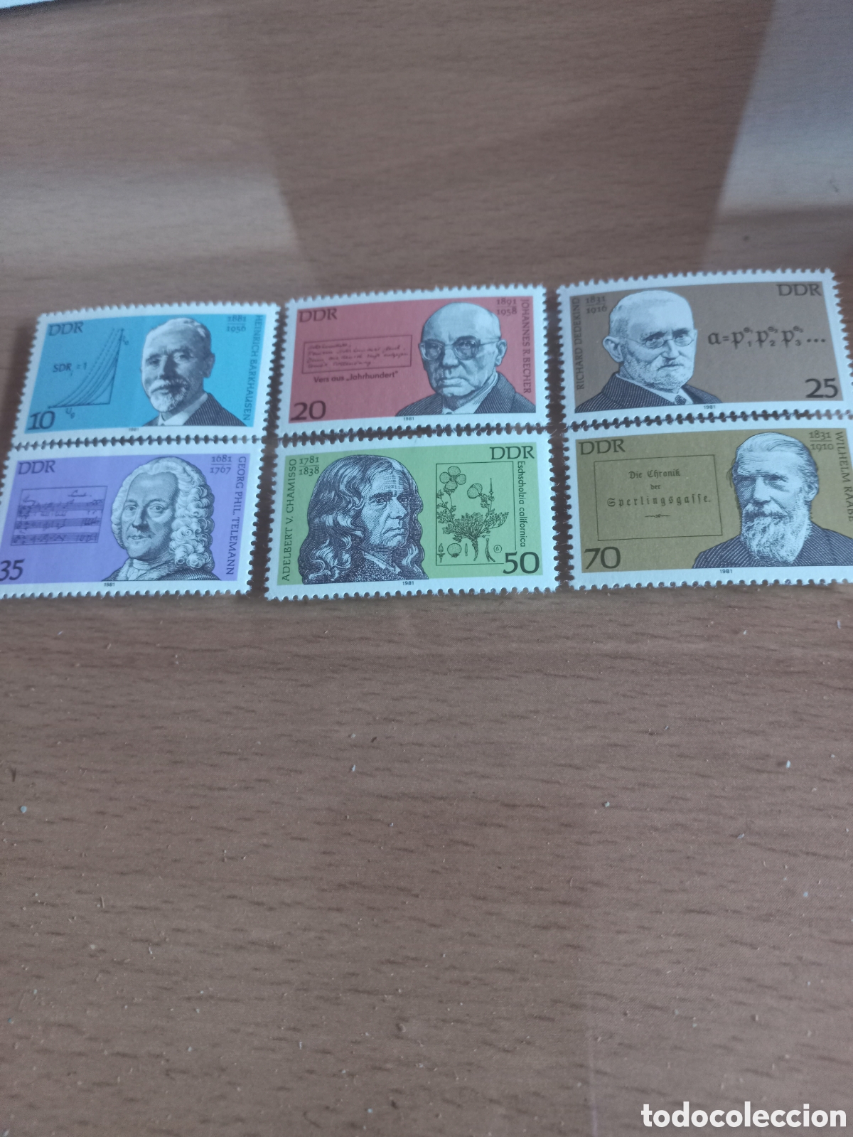 Stamps: SERIE DE SELLOS D.D.R.ALEMANIA **A&Ntilde;O 1981