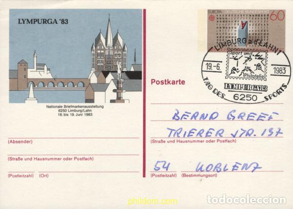 Briefmarken: 773081 MNH ALEMANIA FEDERAL 1983 EUROPA CEPT. GRANDES OBRAS DE LA HUMANIDAD