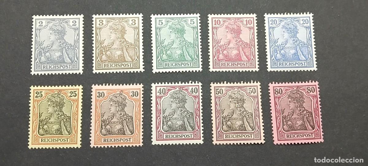 Sellos: Reichpost. imperio aleman 1900 SIN USAR - Foto 1