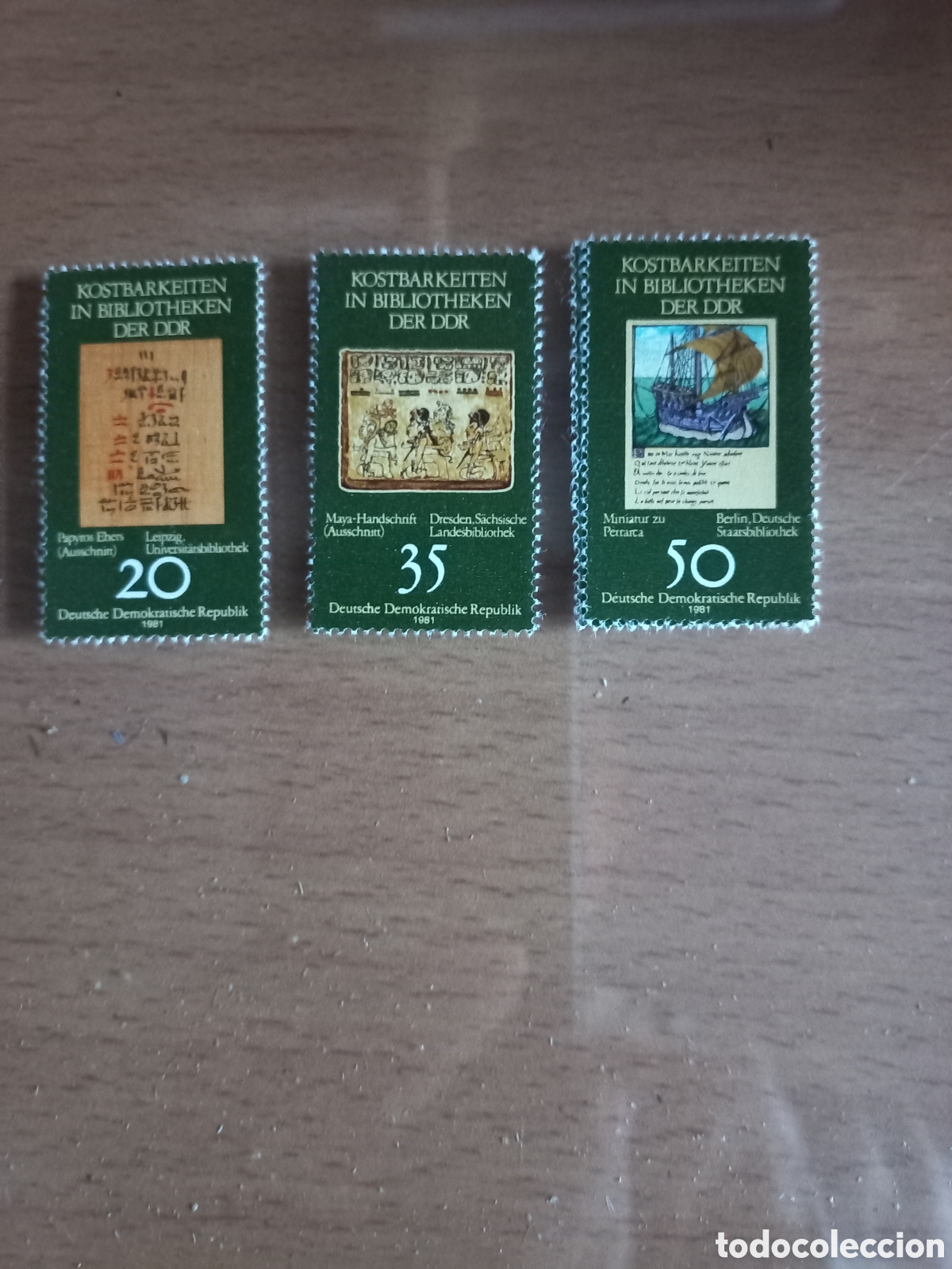 Briefmarken: SERIE DE SELLOS D.D.R.ALEMANIA **A&Ntilde;O 1981
