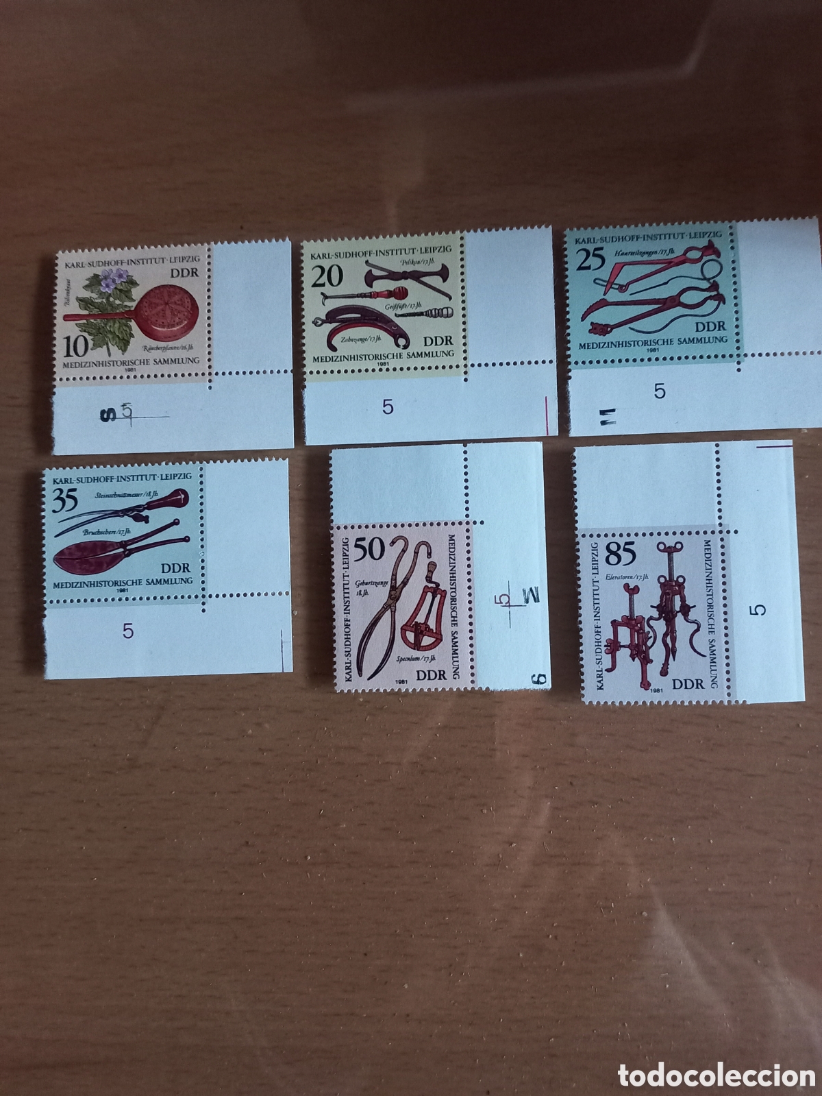Briefmarken: SERIE DE SELLOS D.D.R.ALEMANIA **A&Ntilde;O 1981