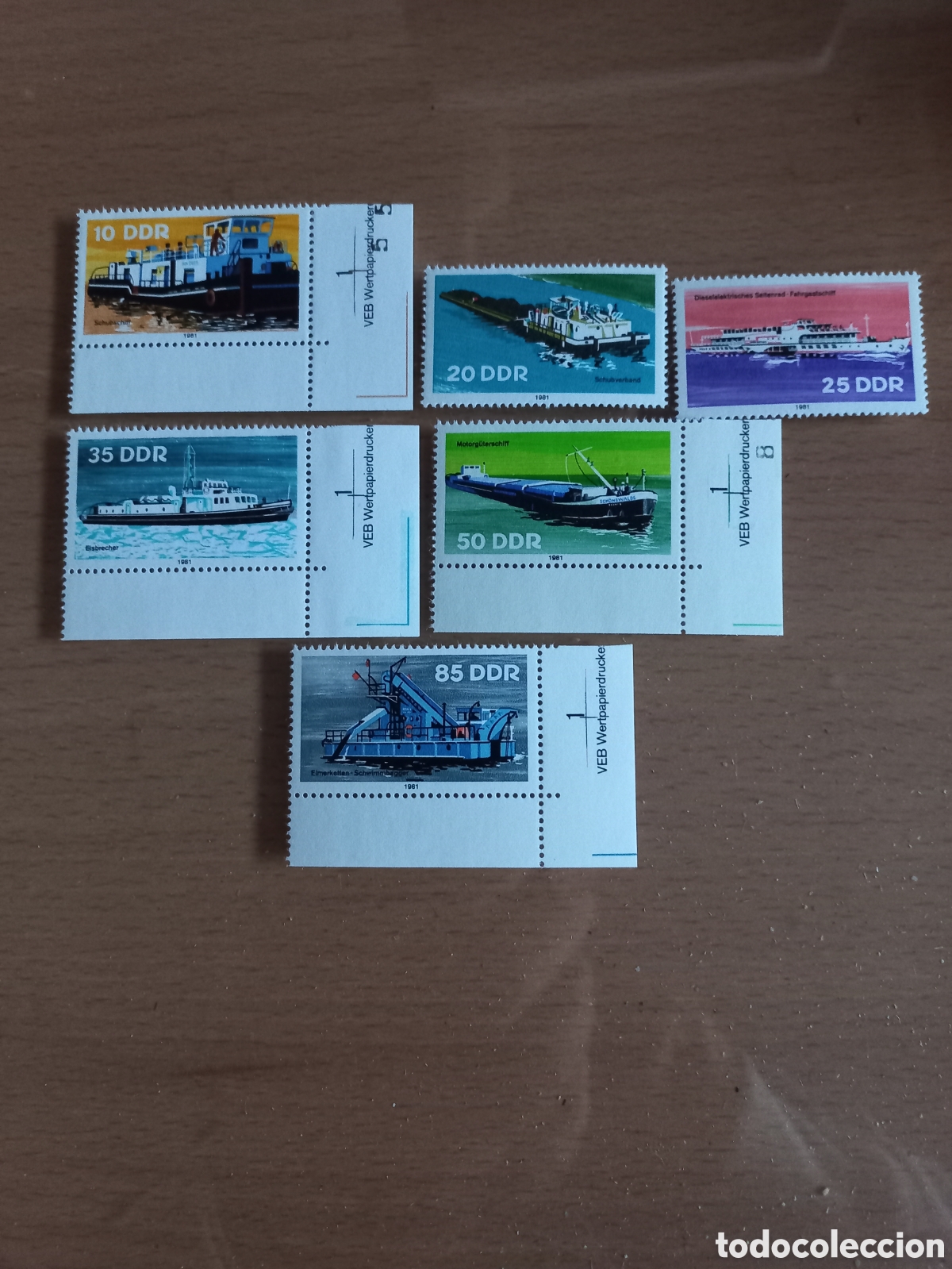 Briefmarken: SERIE DE SELLOS D.D.R.ALEMANIA **A&Ntilde;O 1981