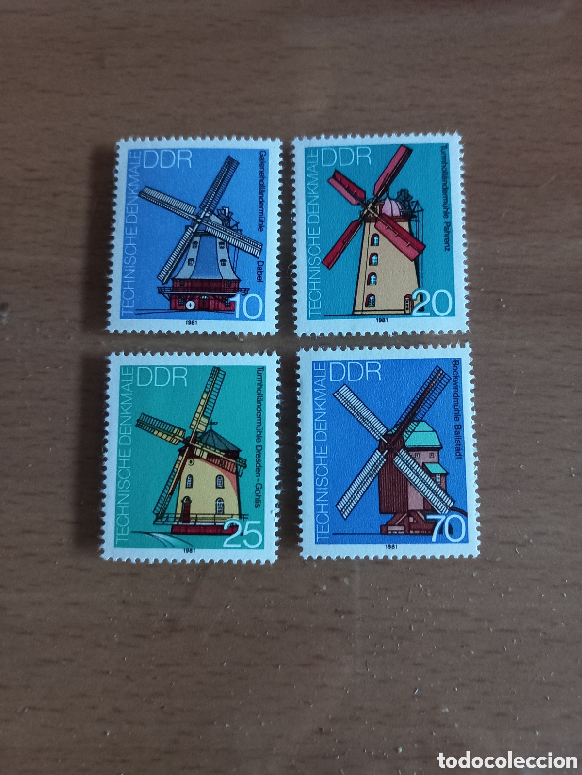Briefmarken: SERIE DE SELLOS D.D.R.ALEMANIA **A&Ntilde;O 1981