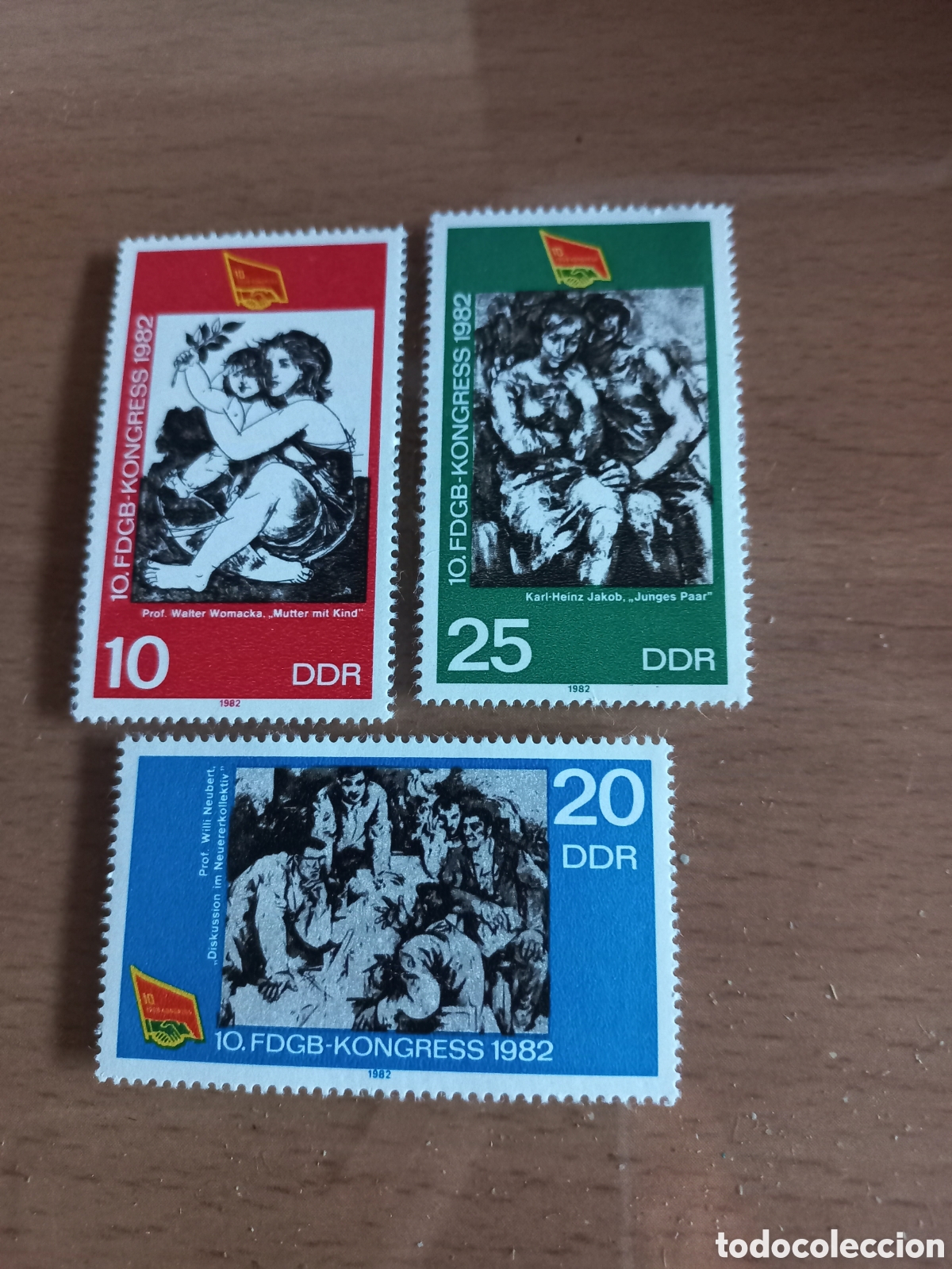 Briefmarken: SERIE DE SELLOS D.D.R.ALEMANIA **A&Ntilde;O 1982
