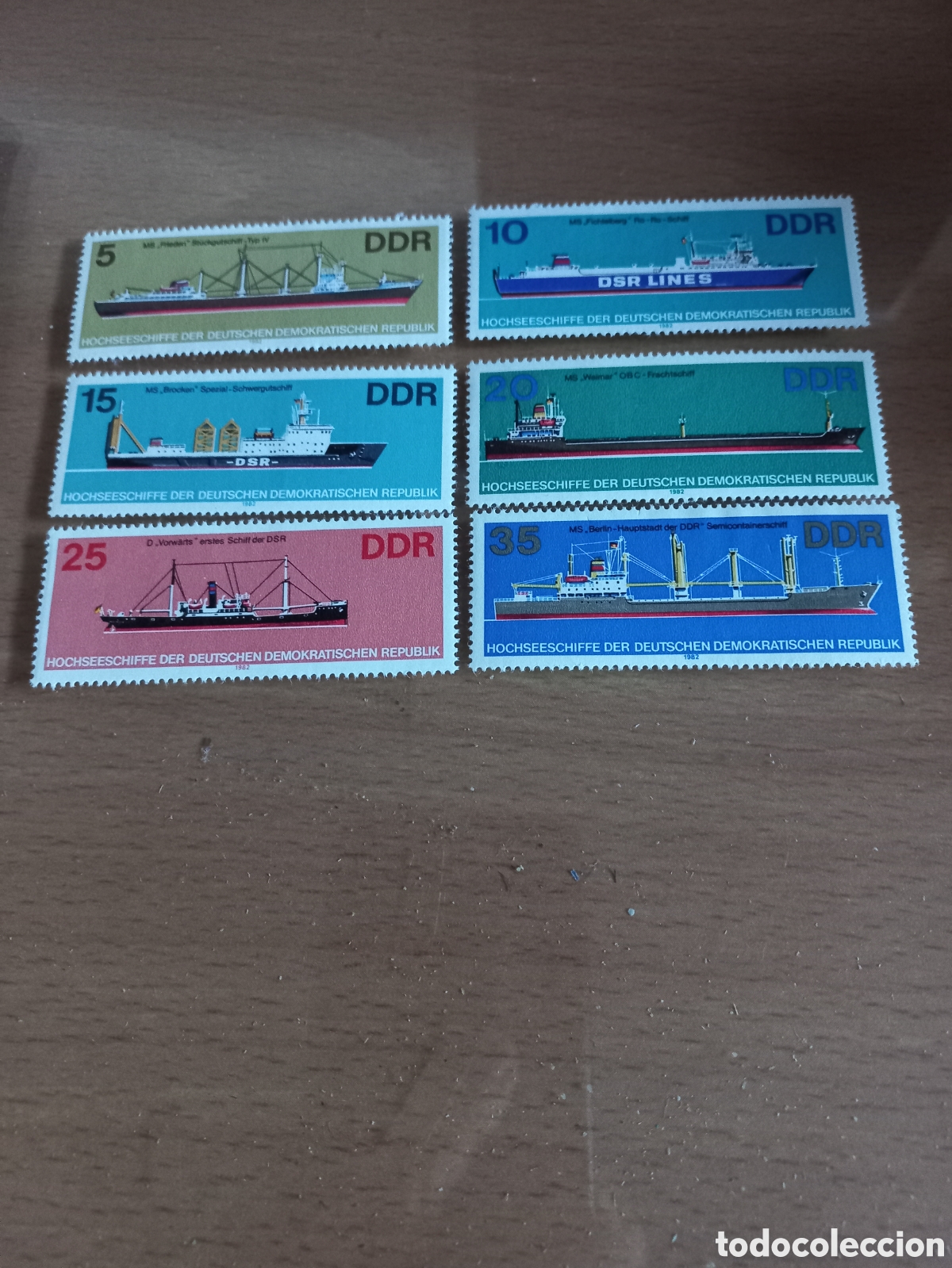 Briefmarken: SERIE DE SELLOS D.D.R.ALEMANIA **A&Ntilde;O 1982