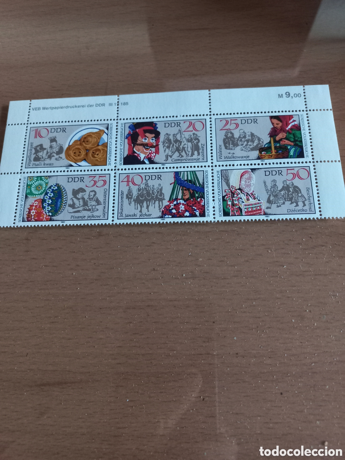 Briefmarken: SERIE DE SELLOS D.D.R.ALEMANIA **A&Ntilde;O 1982