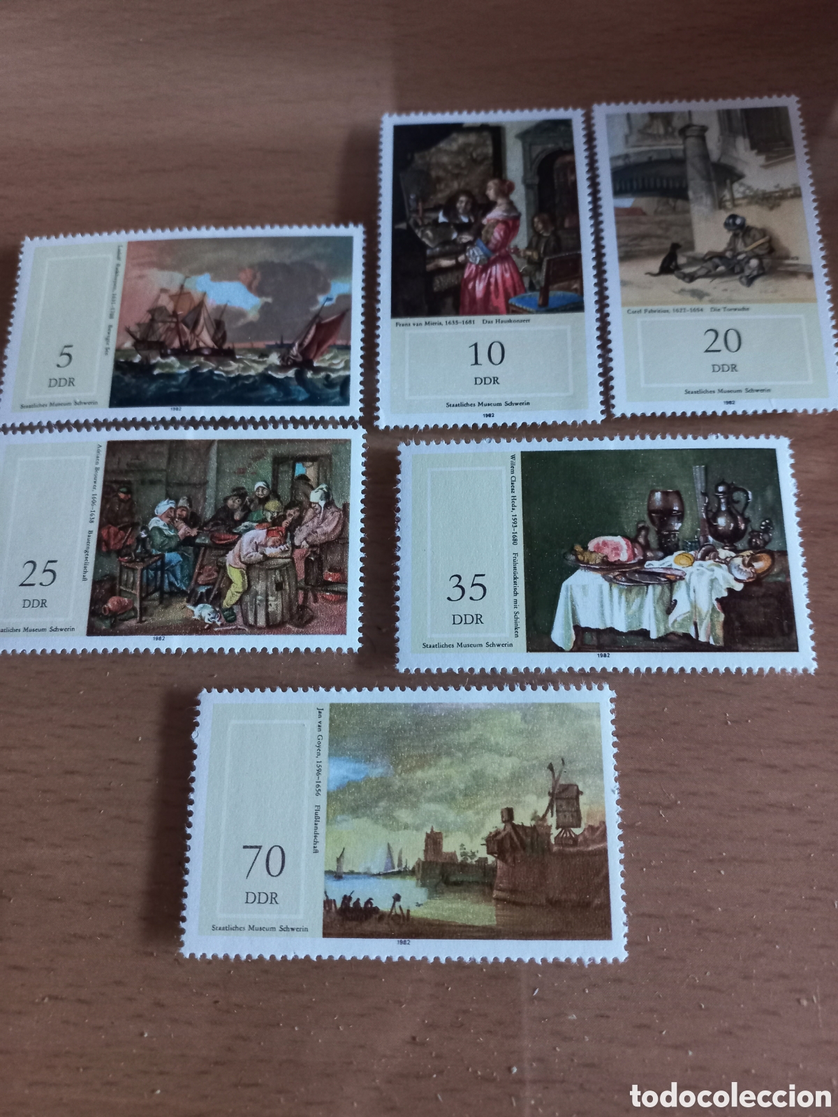 Briefmarken: SERIE DE SELLOS D.D.R.ALEMANIA **A&Ntilde;O 1982