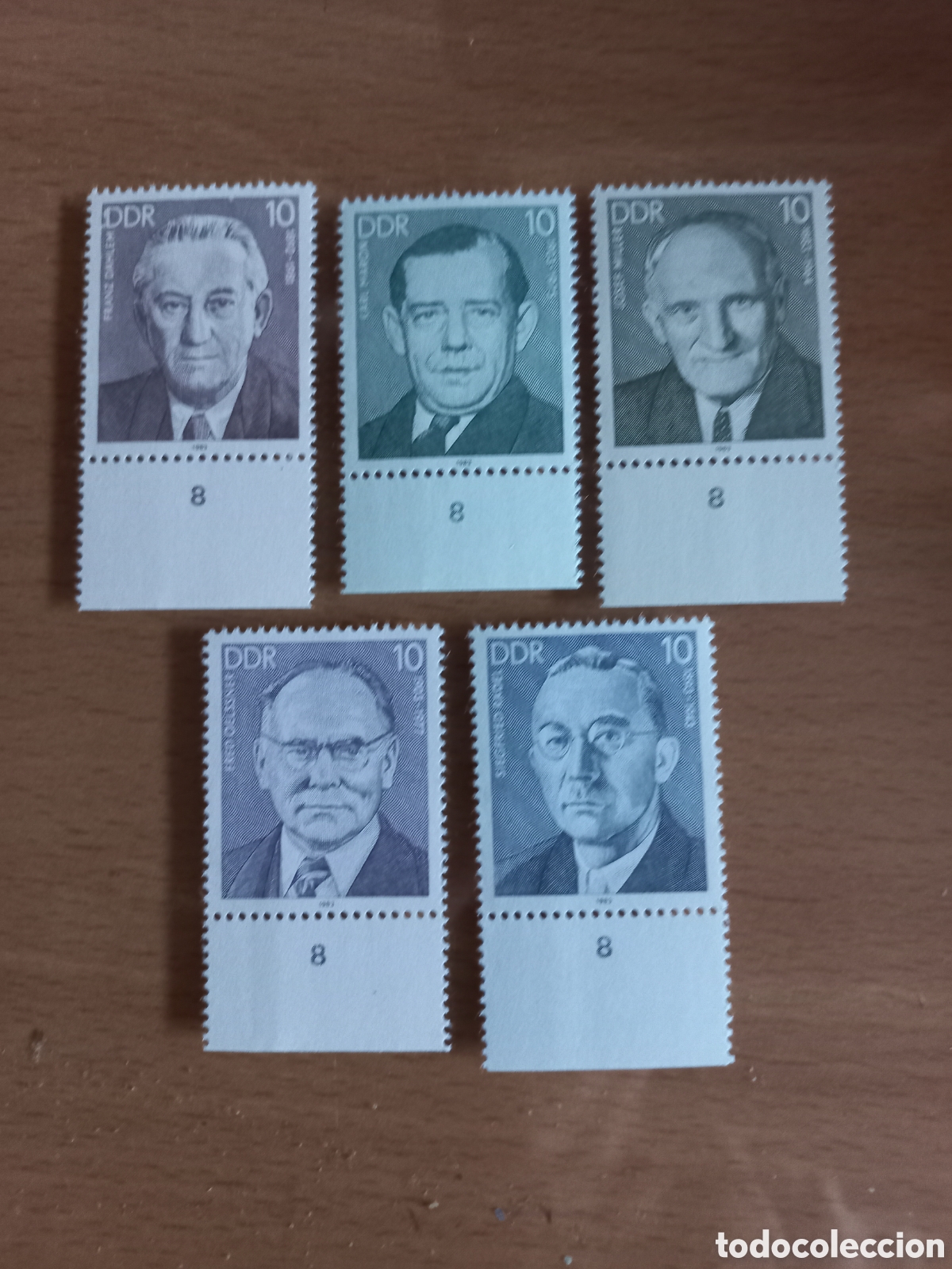 Sellos: SERIE DE SELLOS D.D.R.ALEMANIA **A&Ntilde;O 1983