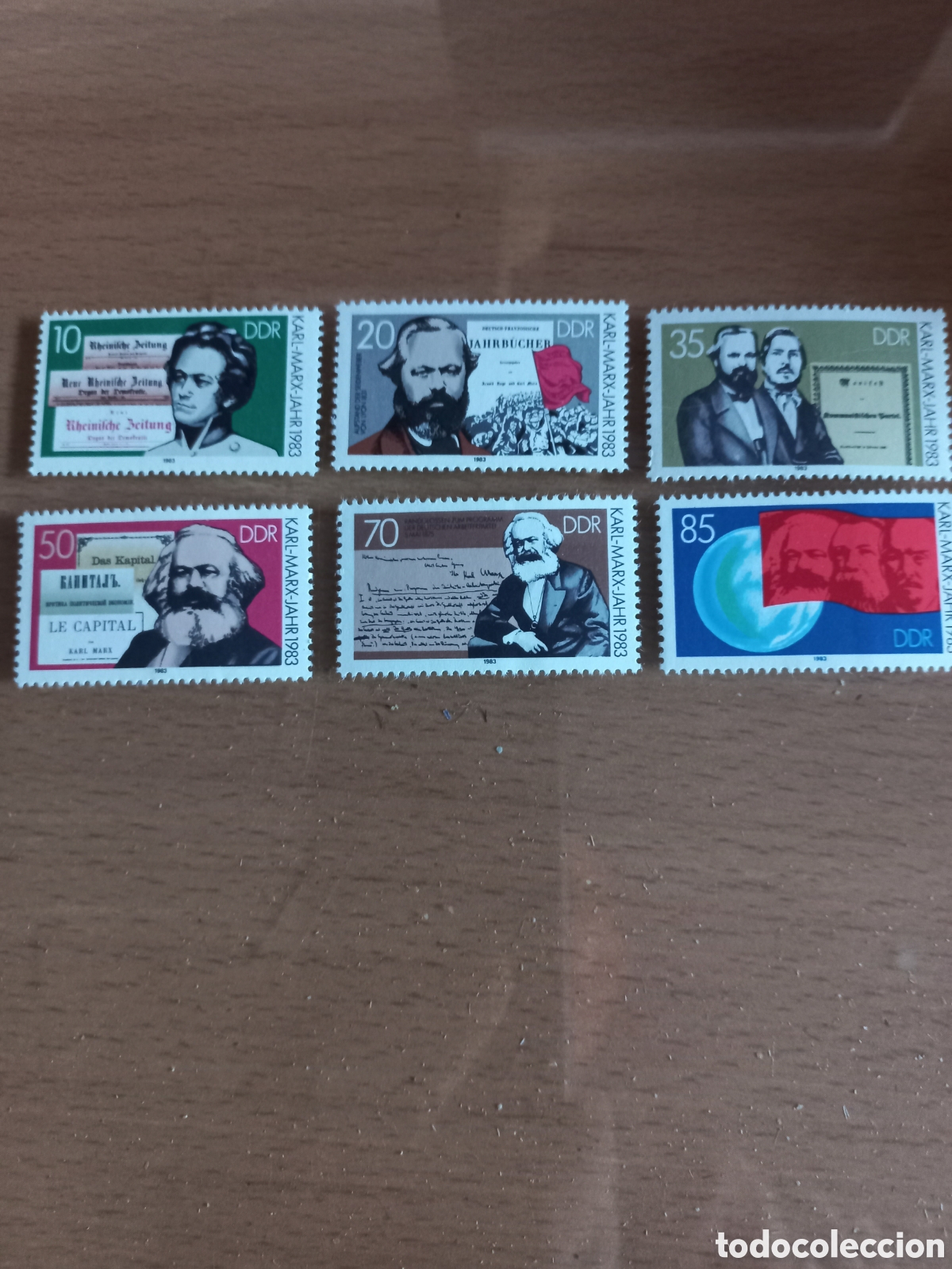 Sellos: SERIE DE SELLOS D.D.R.ALEMANIA **A&Ntilde;O 1983