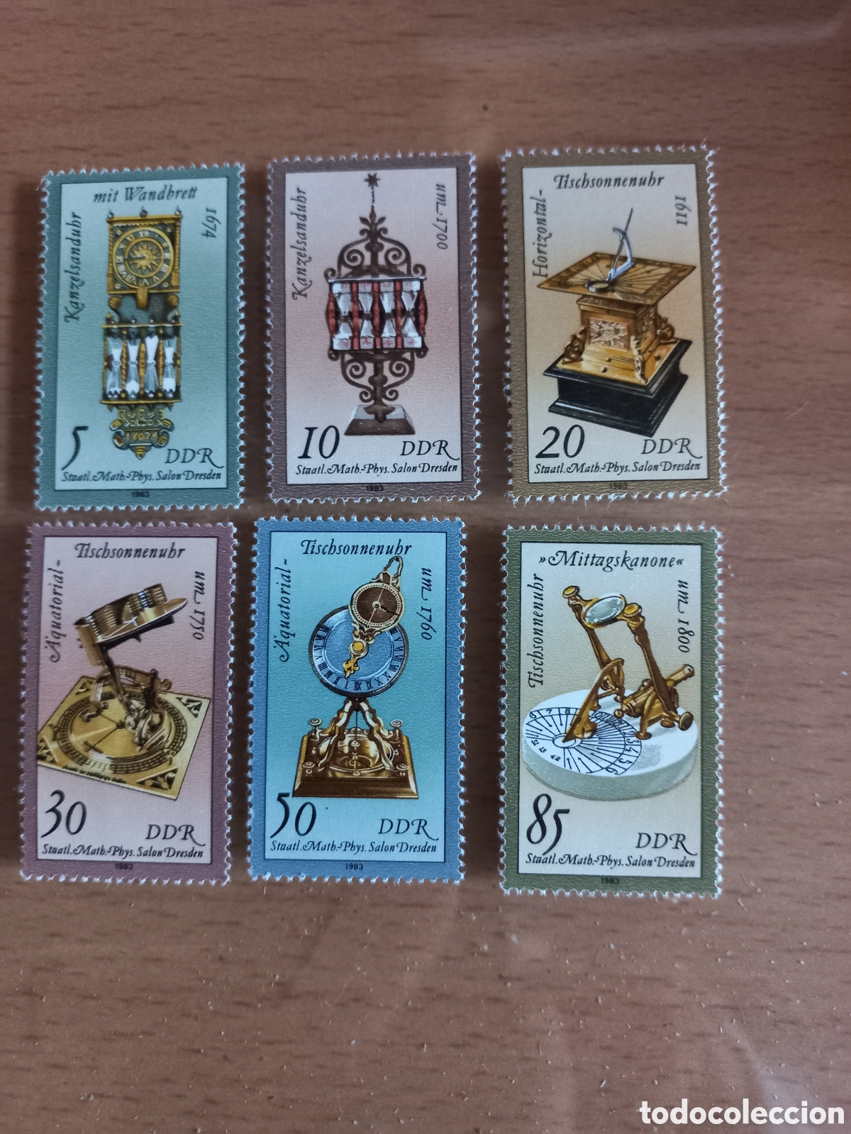 Sellos: SERIE DE SELLOS D.D.R.ALEMANIA **A&Ntilde;O 1983