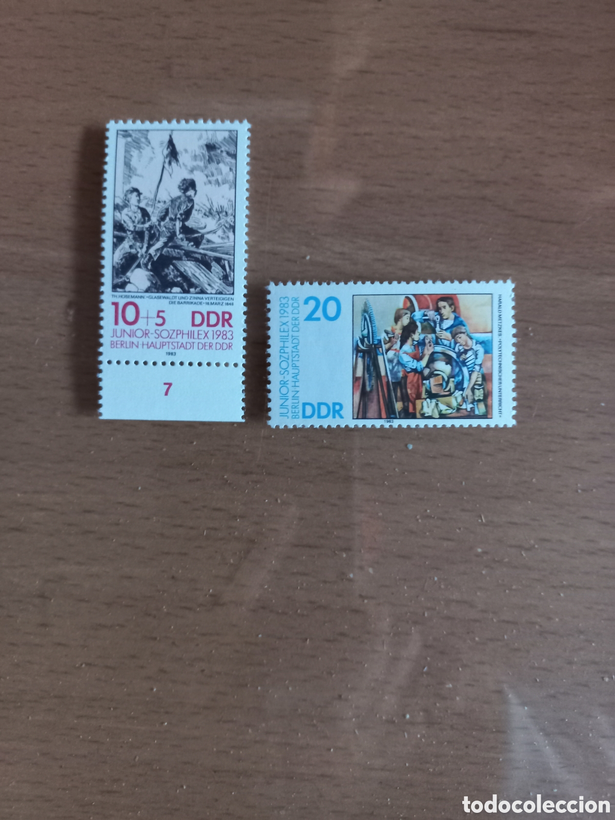 Sellos: SERIE DE SELLOS D.D.R.ALEMANIA **A&Ntilde;O 1983