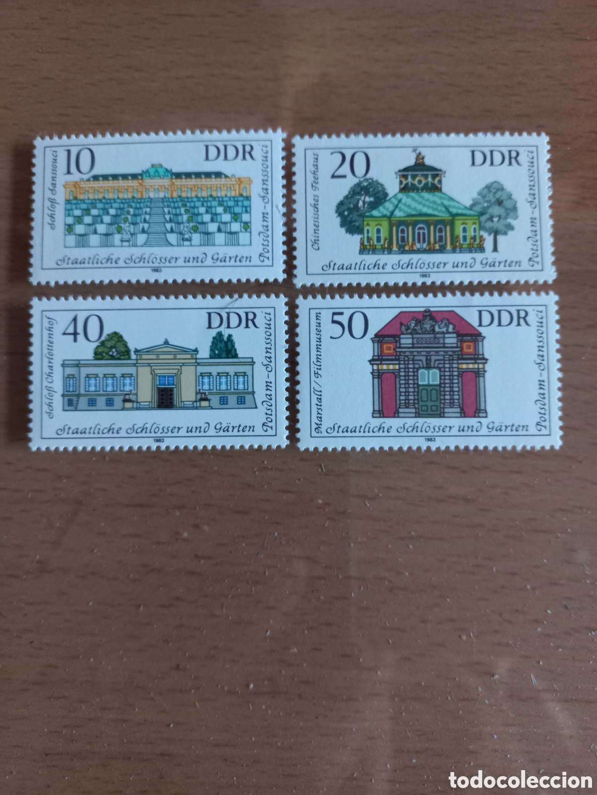 Sellos: SERIE DE SELLOS D.D.R.ALEMANIA **A&Ntilde;O 1983