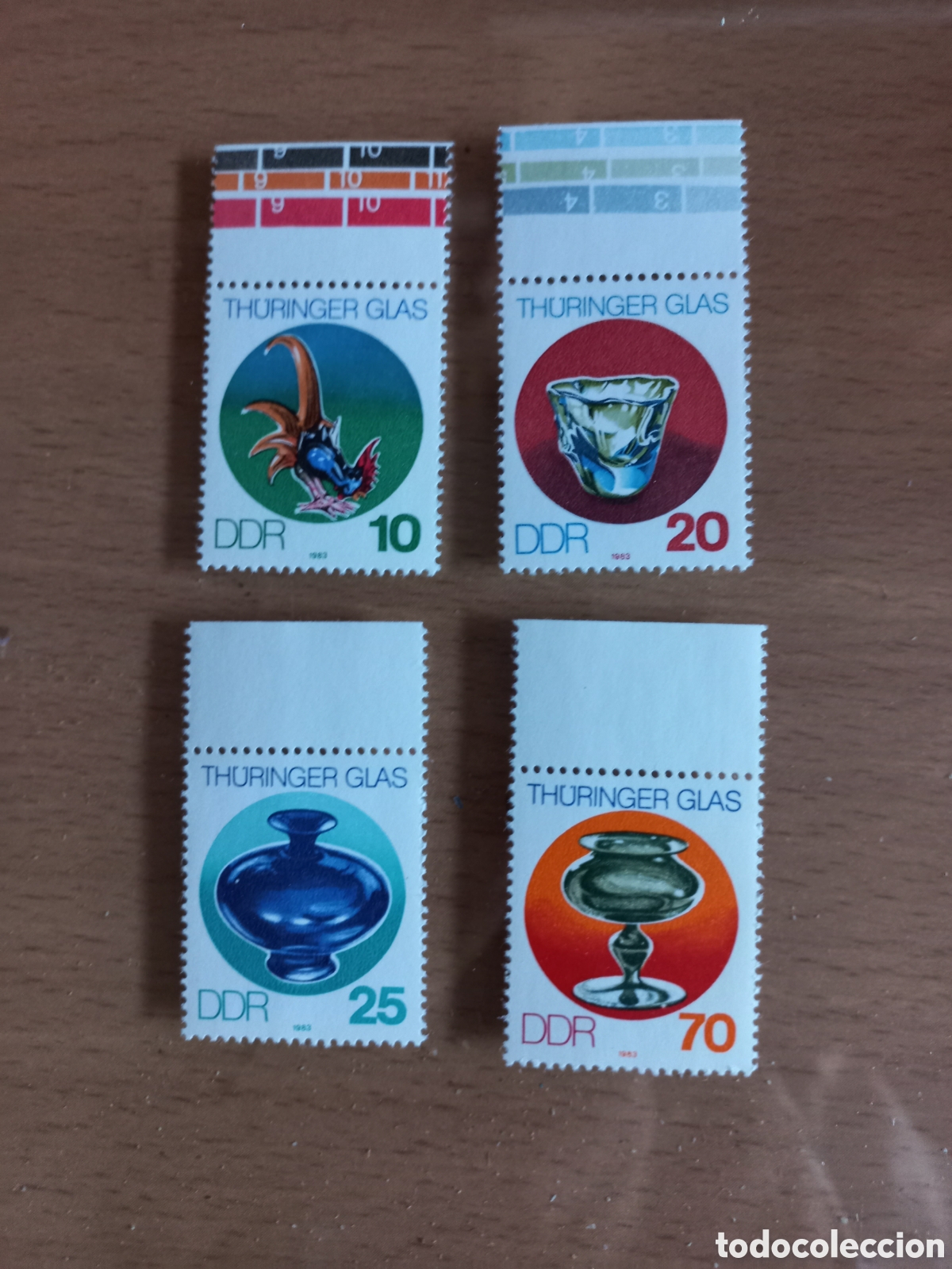 Sellos: SERIE DE SELLOS D.D.R.ALEMANIA **A&Ntilde;O 1983