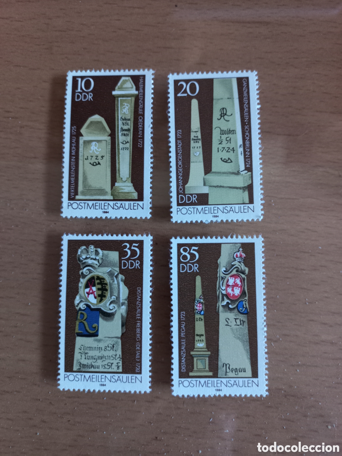 Sellos: SERIE DE SELLOS D.D.R.ALEMANIA **A&Ntilde;O 1984