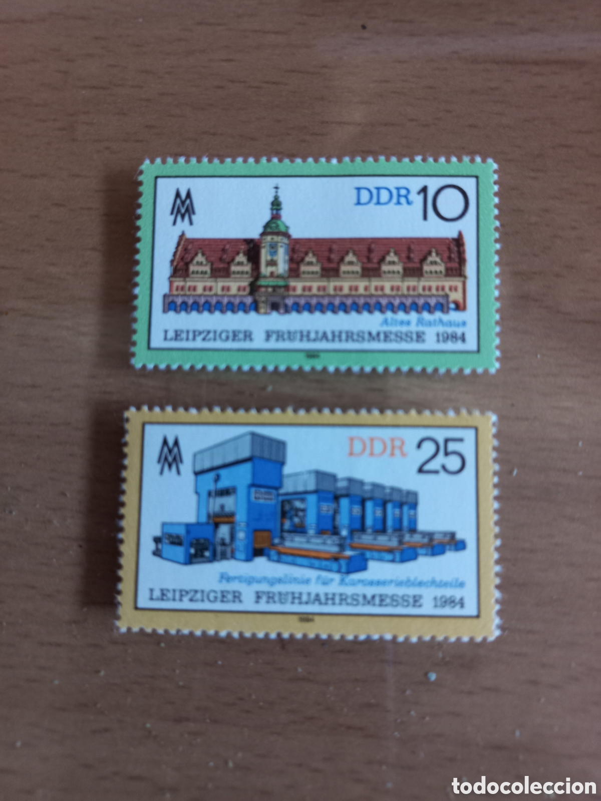 Sellos: SERIE DE SELLOS D.D.R.ALEMANIA **A&Ntilde;O 1984