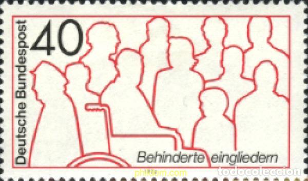 Sellos: 150212 MNH ALEMANIA FEDERAL 1974 REHABILITACION DE MUNISVALIDOS