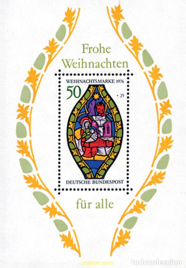 Sellos: 106000 MNH ALEMANIA FEDERAL 1976 NAVIDAD