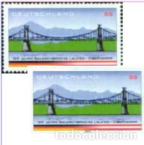 Sellos: Alemania Fed. 2003 SW-2211/11A &rdquo;Puente Oberndorf - Laufen&rdquo;./ Nuevo, sin charnela, MNH.