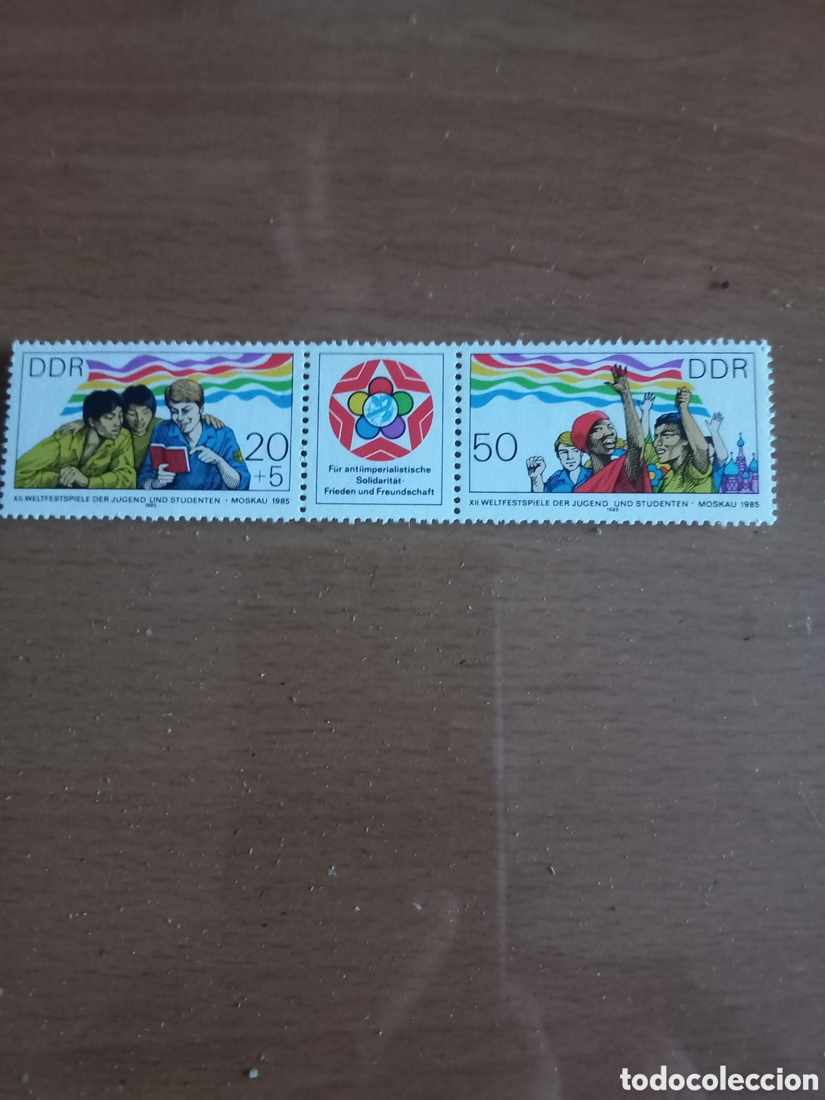 Sellos: SERIE DE SELLOS D.D.R.ALEMANIA **A&Ntilde;O 1985