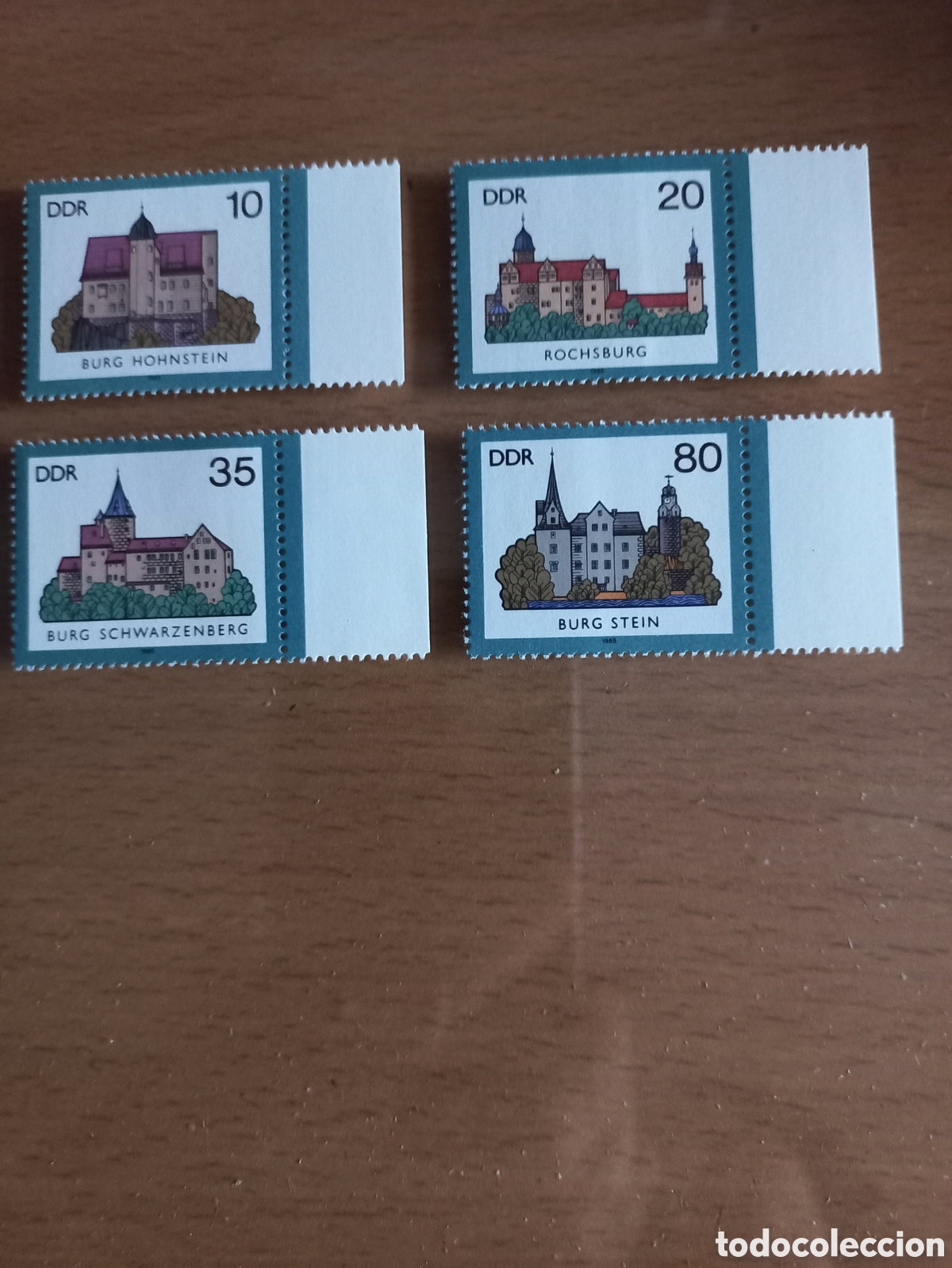 Sellos: SERIE DE SELLOS D.D.R.ALEMANIA **A&Ntilde;O 1985