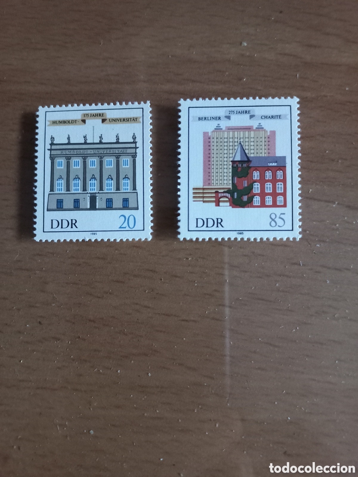Sellos: SERIE DE SELLOS D.D.R.ALEMANIA **A&Ntilde;O 1985