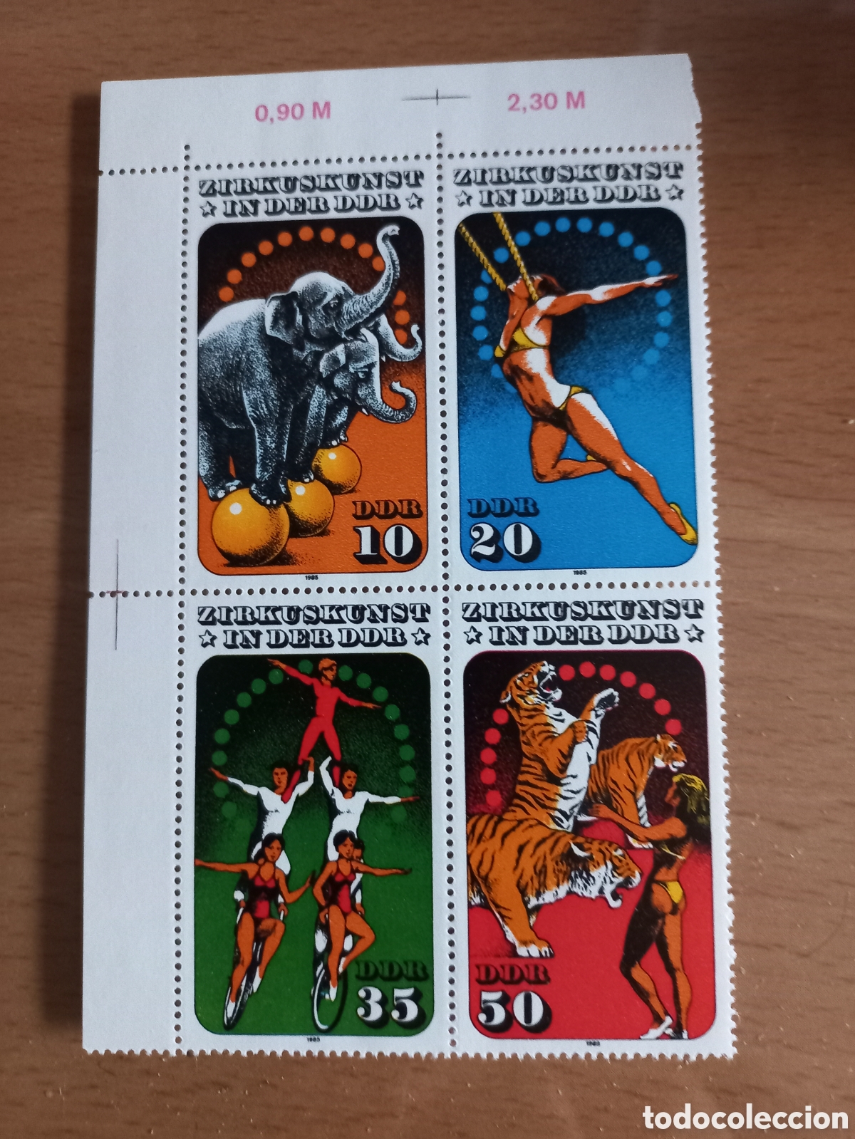 Sellos: SERIE DE SELLOS D.D.R.ALEMANIA **A&Ntilde;O 1985