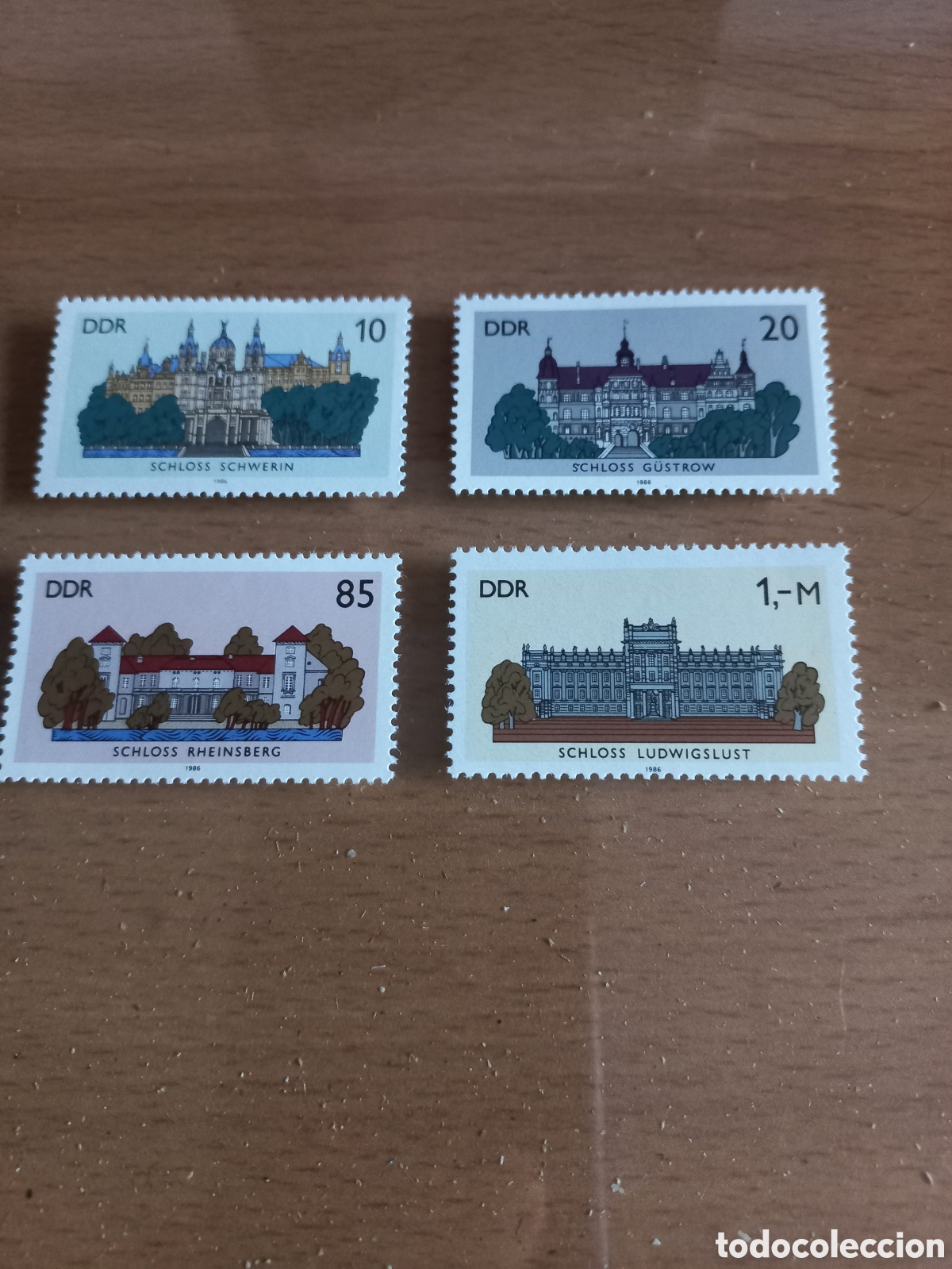 Sellos: SERIE DE SELLOS D.D.R.ALEMANIA **A&Ntilde;O 1986