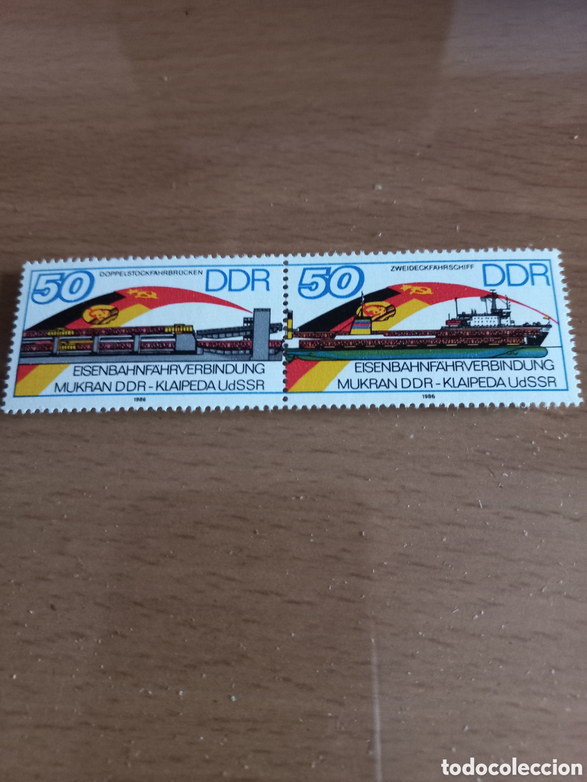 Sellos: SERIE DE SELLOS D.D.R.ALEMANIA **A&Ntilde;O 1986
