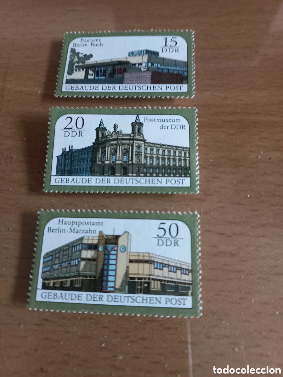 Sellos: SERIE DE SELLOS D.D.R.ALEMANIA **A&Ntilde;O 1988