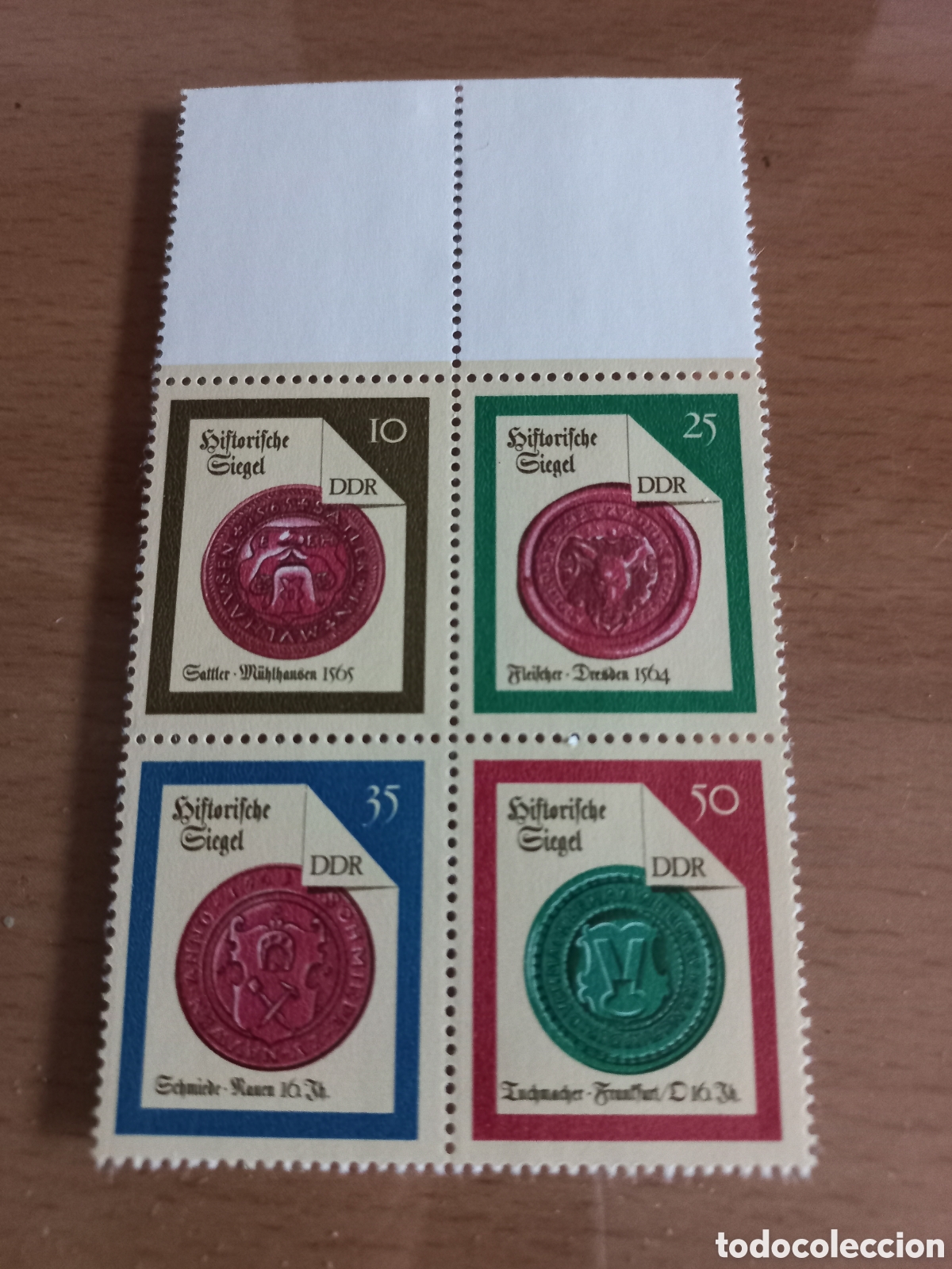 Sellos: SERIE DE SELLOS D.D.R.ALEMANIA **A&Ntilde;O 1988