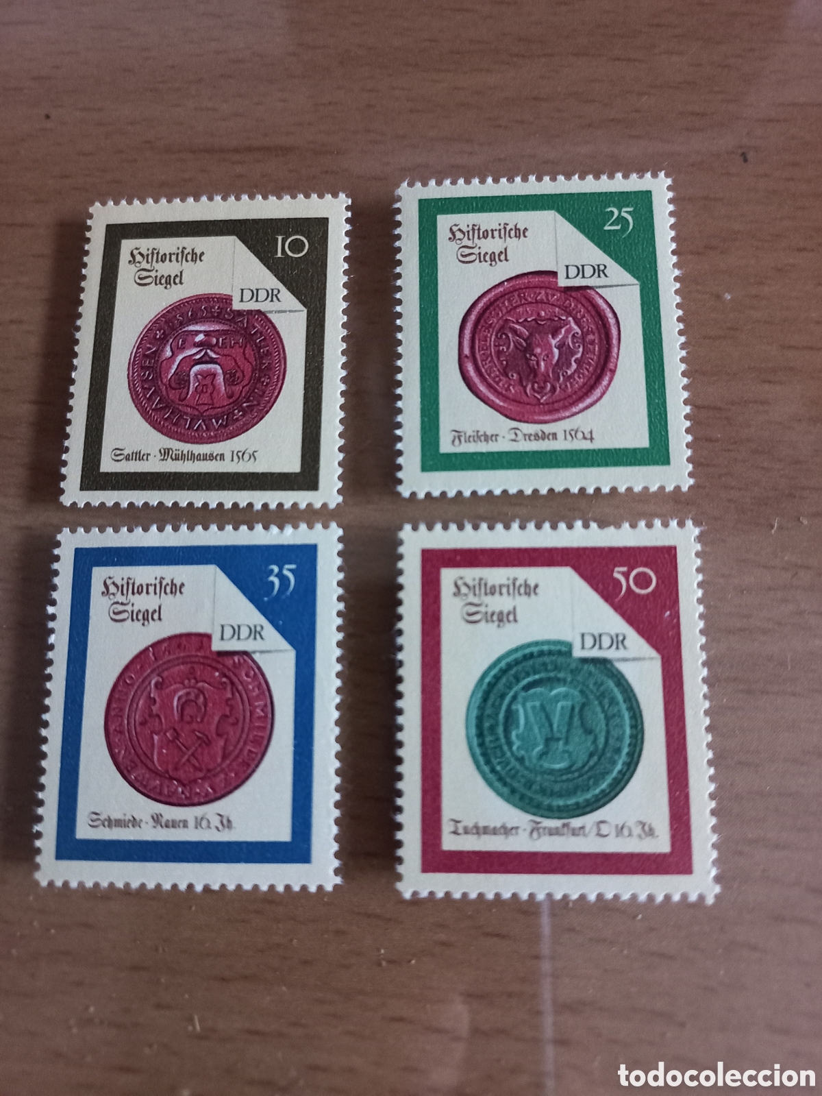 Sellos: SERIE DE SELLOS D.D.R.ALEMANIA **A&Ntilde;O 1988
