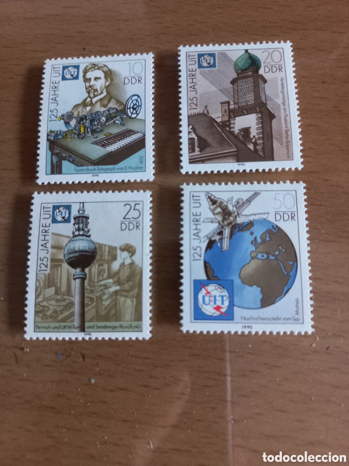 Stamps: SERIE DE SELLOS D.D.R.ALEMANIA **A&Ntilde;O 1990