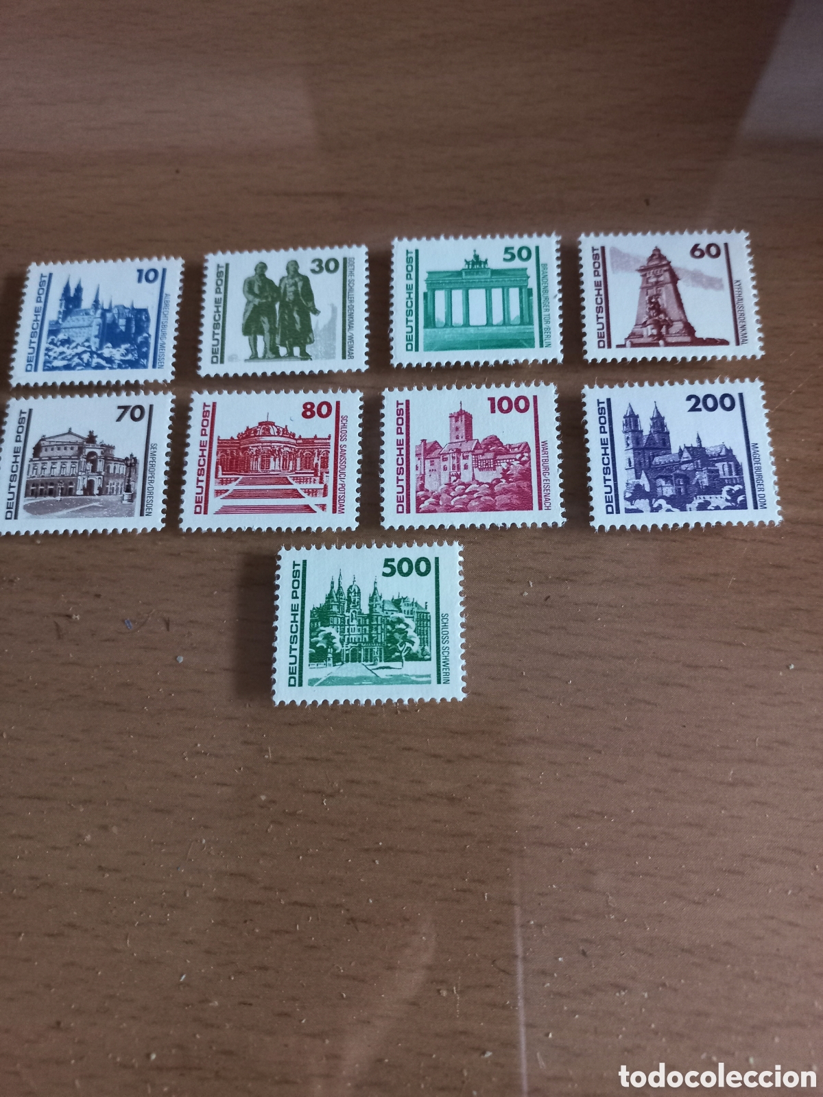 Stamps: SERIE DE SELLOS D.D.R.ALEMANIA **A&Ntilde;O 1990