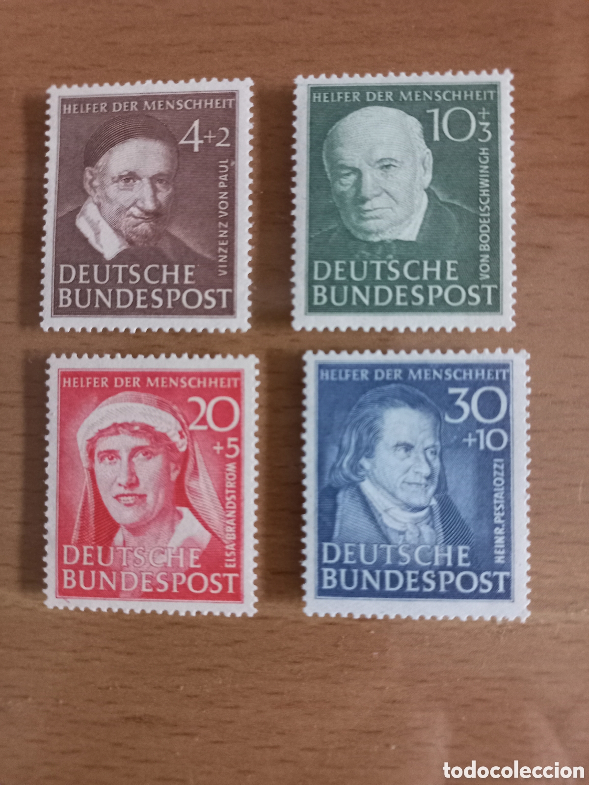 Sellos: SERIE DE SELLOS ALEMANIA *A&Ntilde;O 1951