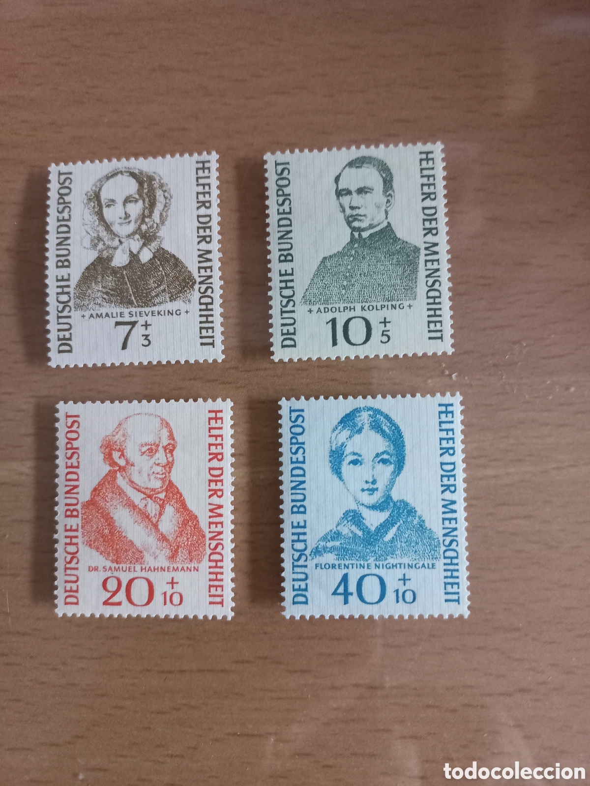 Selos: SERIE DE SELLOS ALEMANIA **A&Ntilde;O 1955