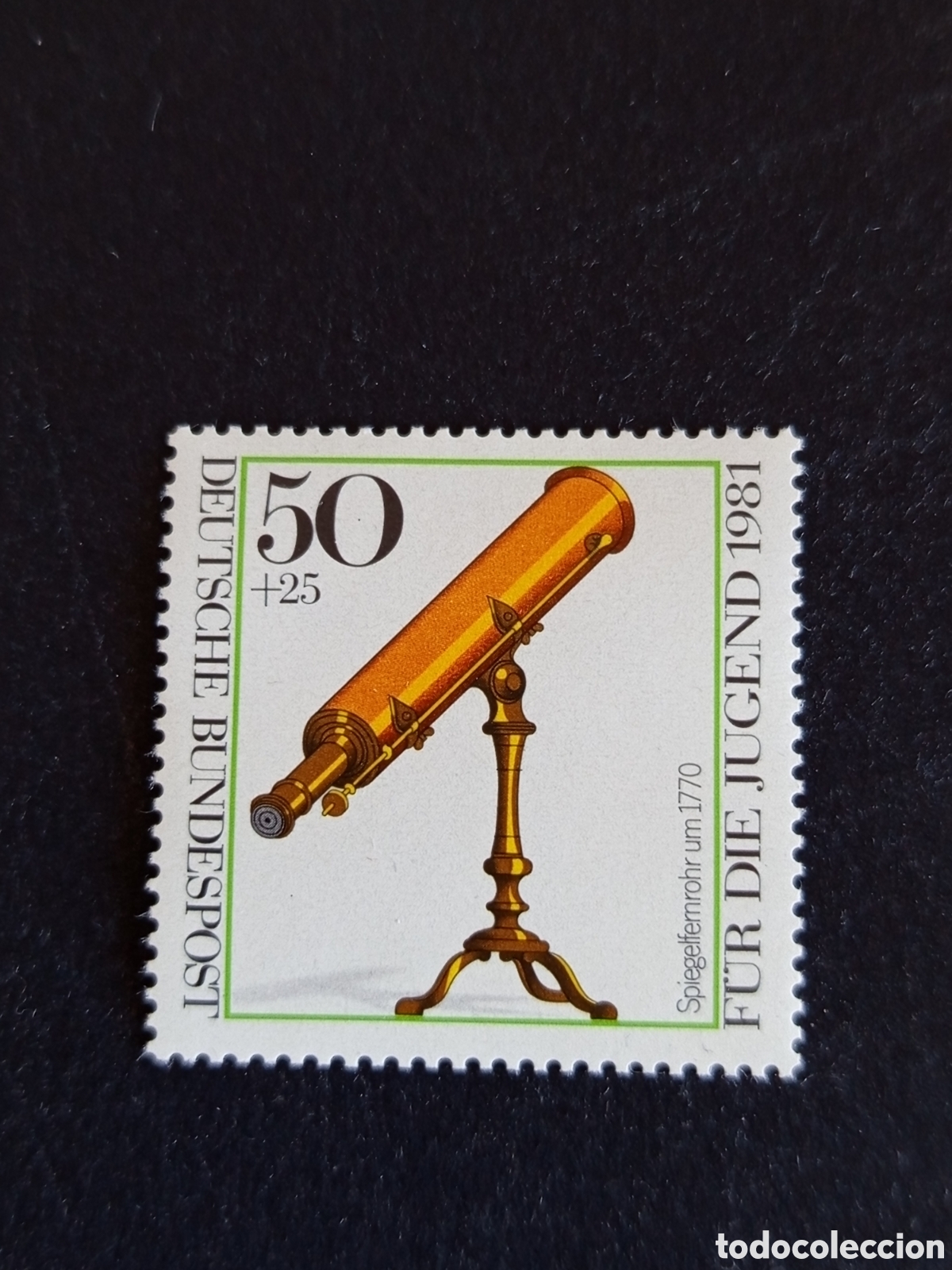 Francobolli: Alemania Federal, 1981. Telescopio s. XVIII. Yvert 923. Pedido m&iacute;nimo 3 &euro;. Ver fotos