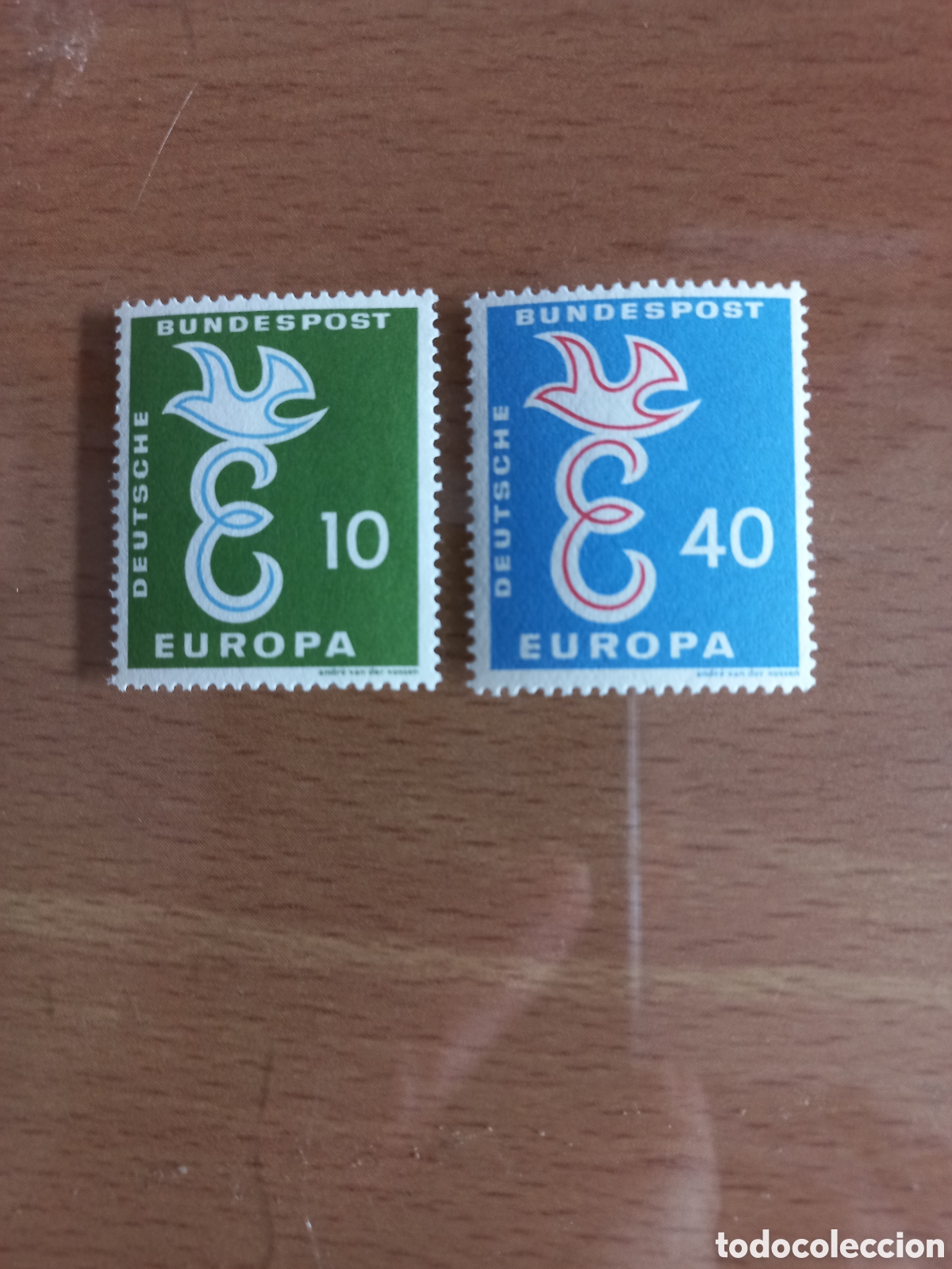 Briefmarken: SERIE DE SELLOS ALEMANIA **A&Ntilde;O 1958