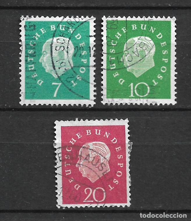 Selos: alemania 1959 michel 302/304 usado - 3/28