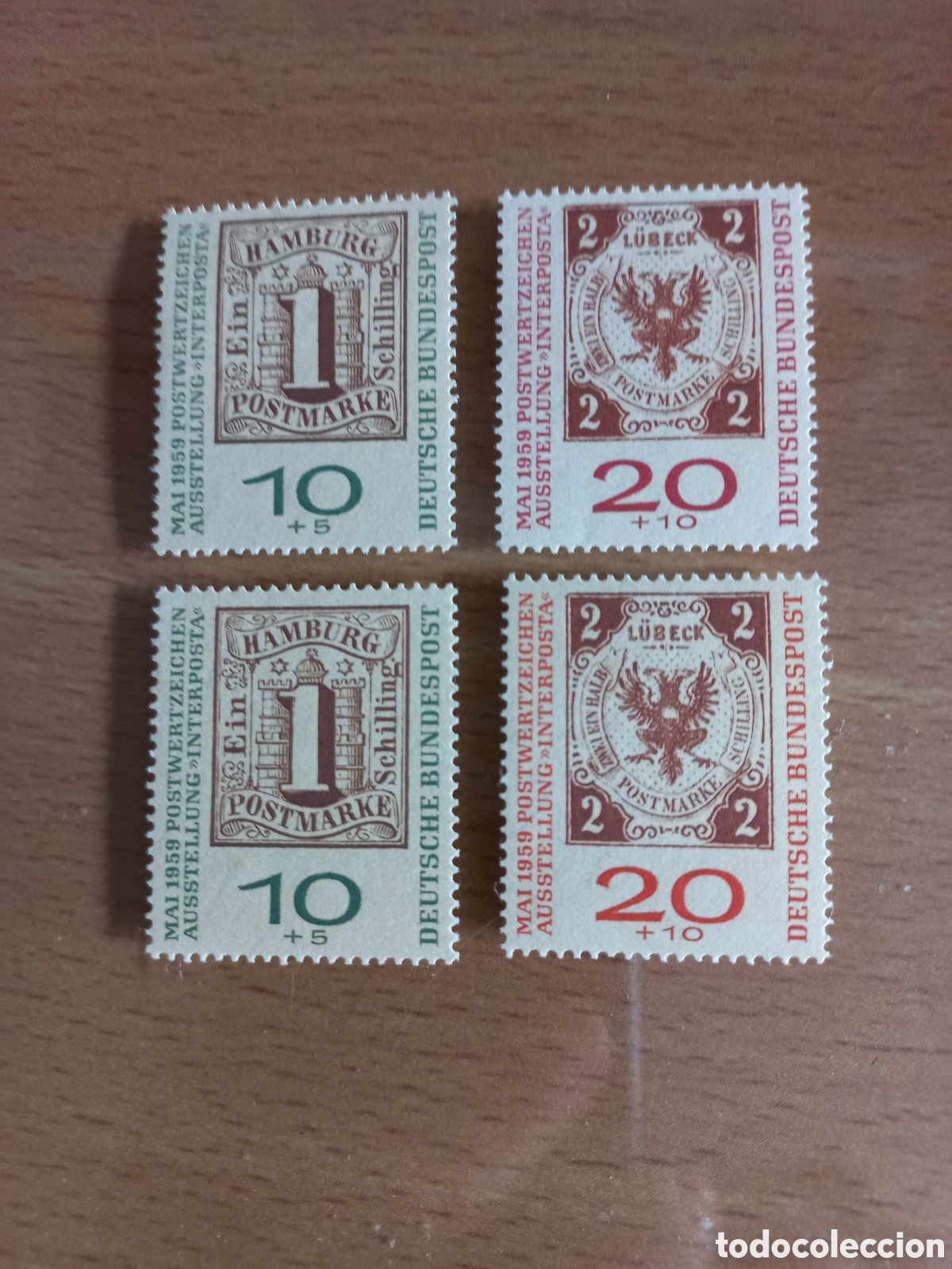 Stamps: SERIE DE SELLOS ALEMANIA **A&Ntilde;O 1959