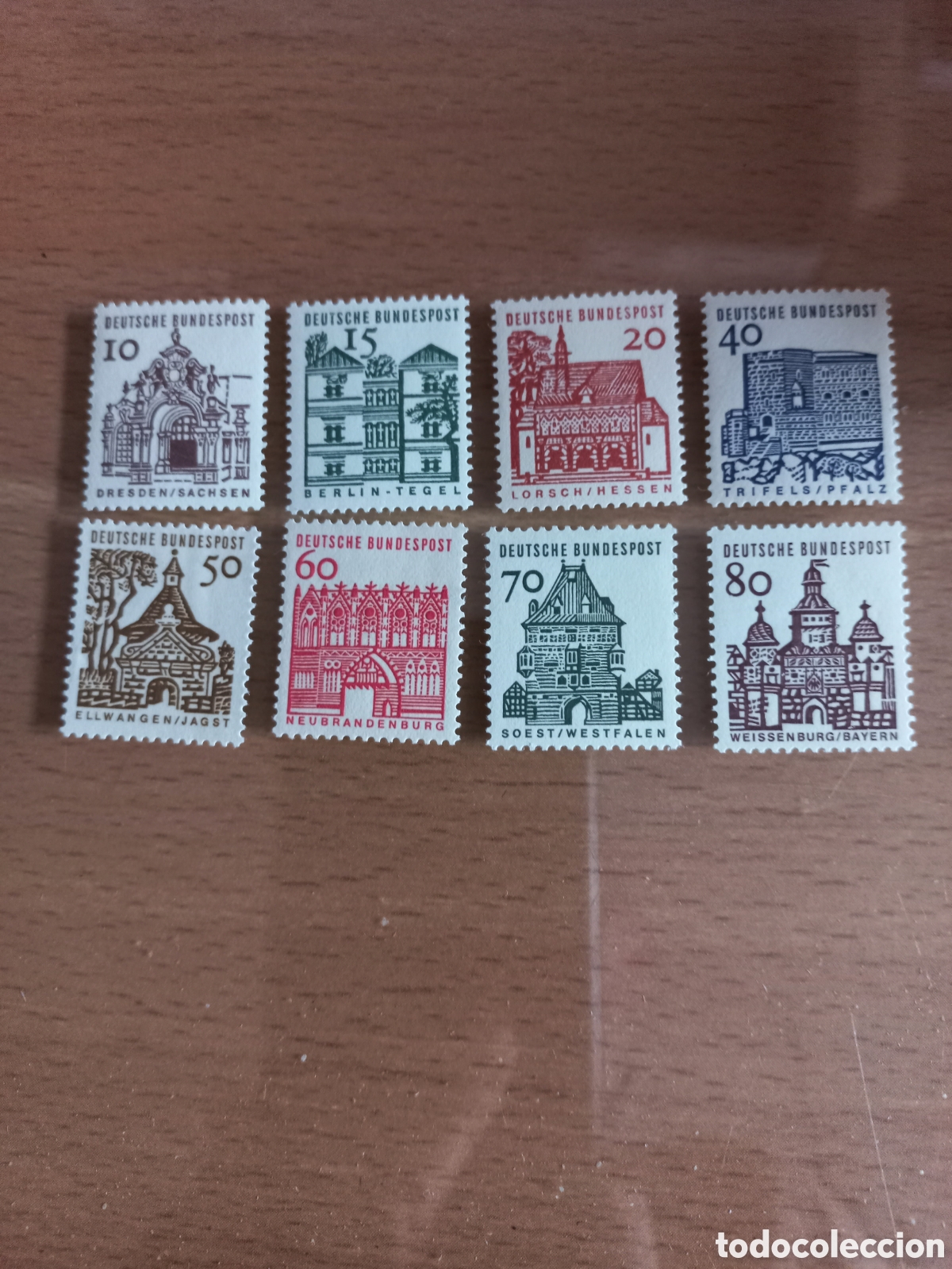 Selos: SERIE DE SELLOS ALEMANIA **A&Ntilde;O 1964