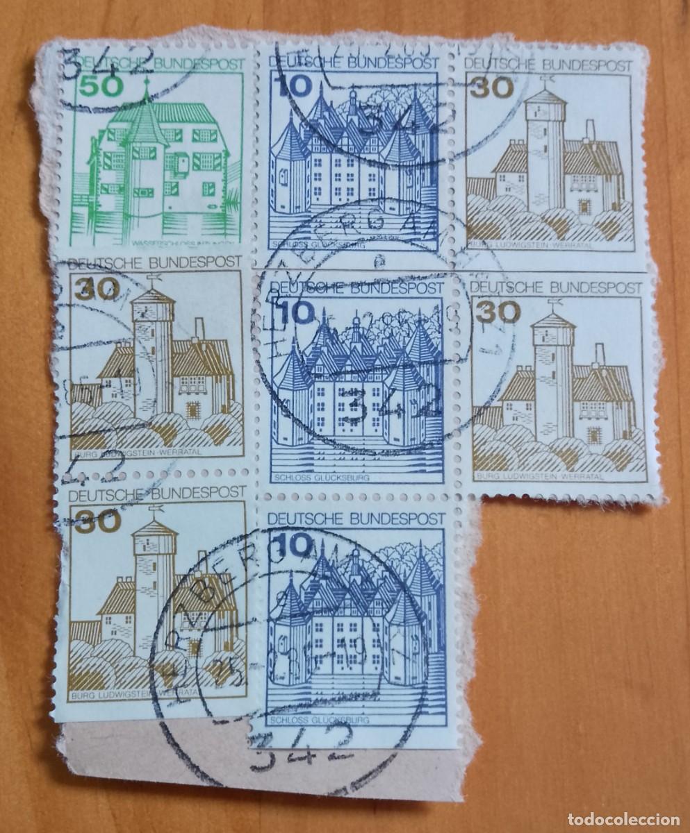 Stamps: ALEMANIA - VALOR FACIAL 10, 30 Y 50 - MATASELLO IDENTIFICATIVO : 25.2.85 HERZBERG AM HARZ