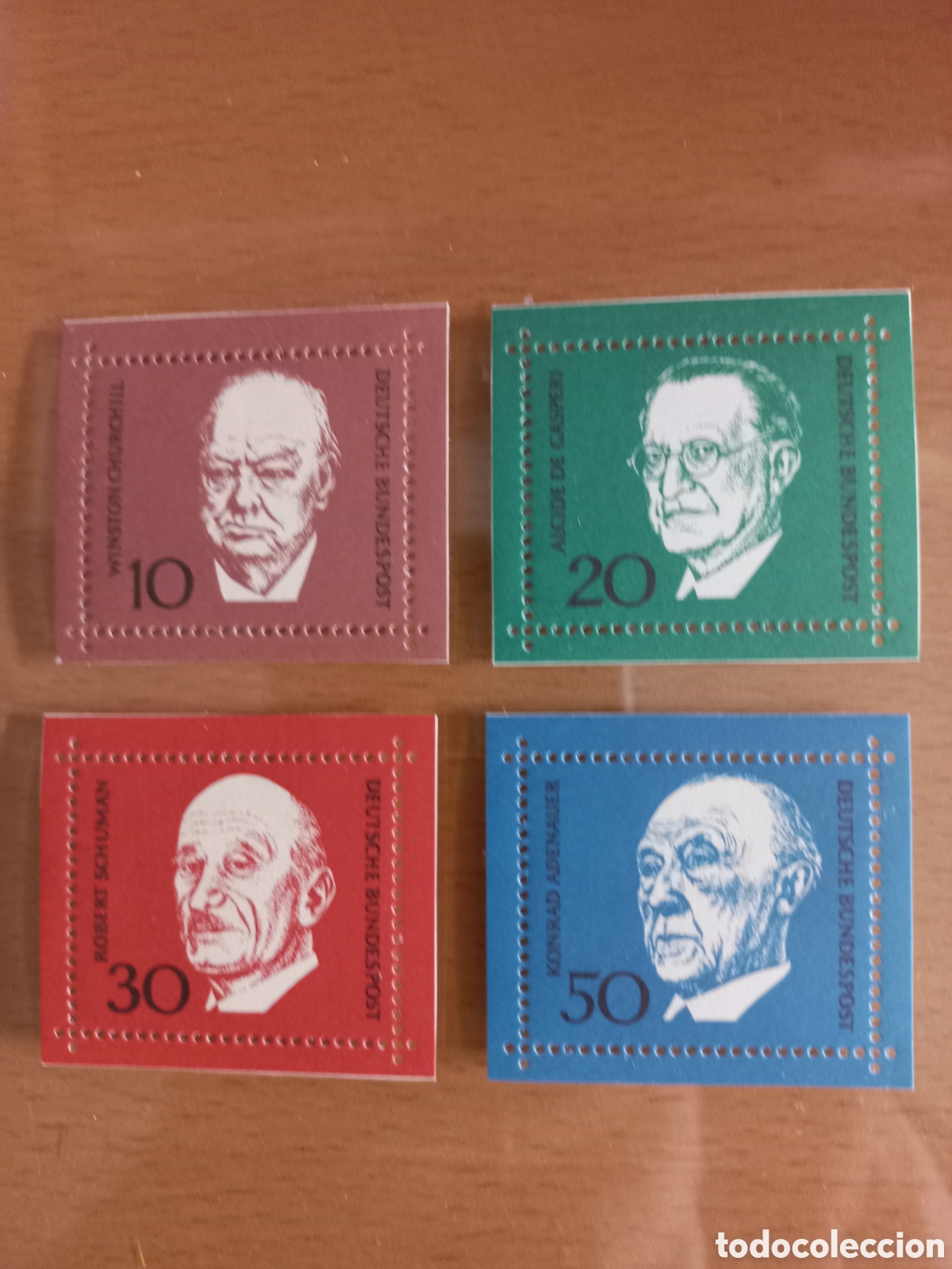 Sellos: SERIE DE SELLOS ALEMANIA **A&Ntilde;O 1968
