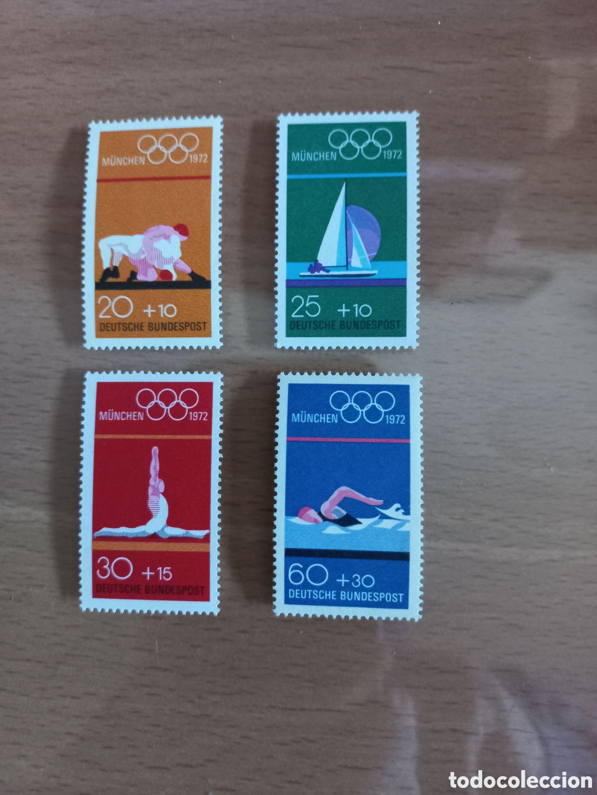 Selos: SERIE DE SELLOS ALEMANIA **A&Ntilde;O 1972