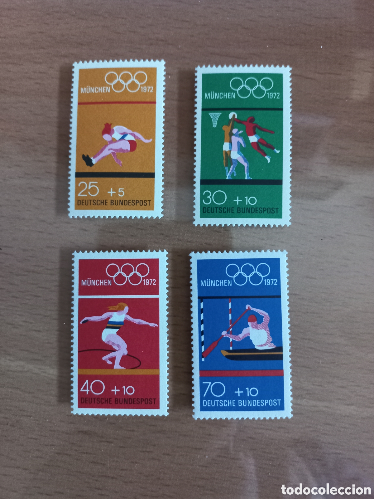 Selos: SERIE DE SELLOS ALEMANIA **A&Ntilde;O 1972