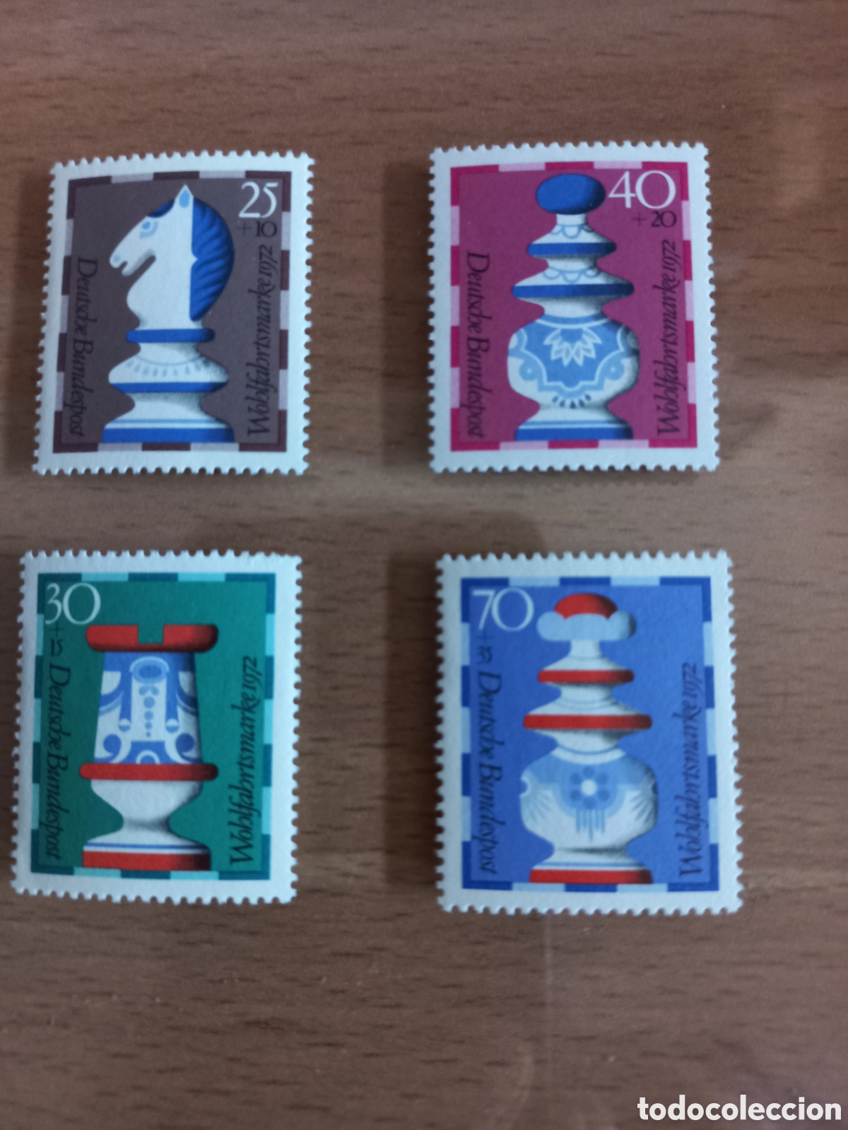 Selos: SERIE DE SELLOS ALEMANIA **A&Ntilde;O 1972