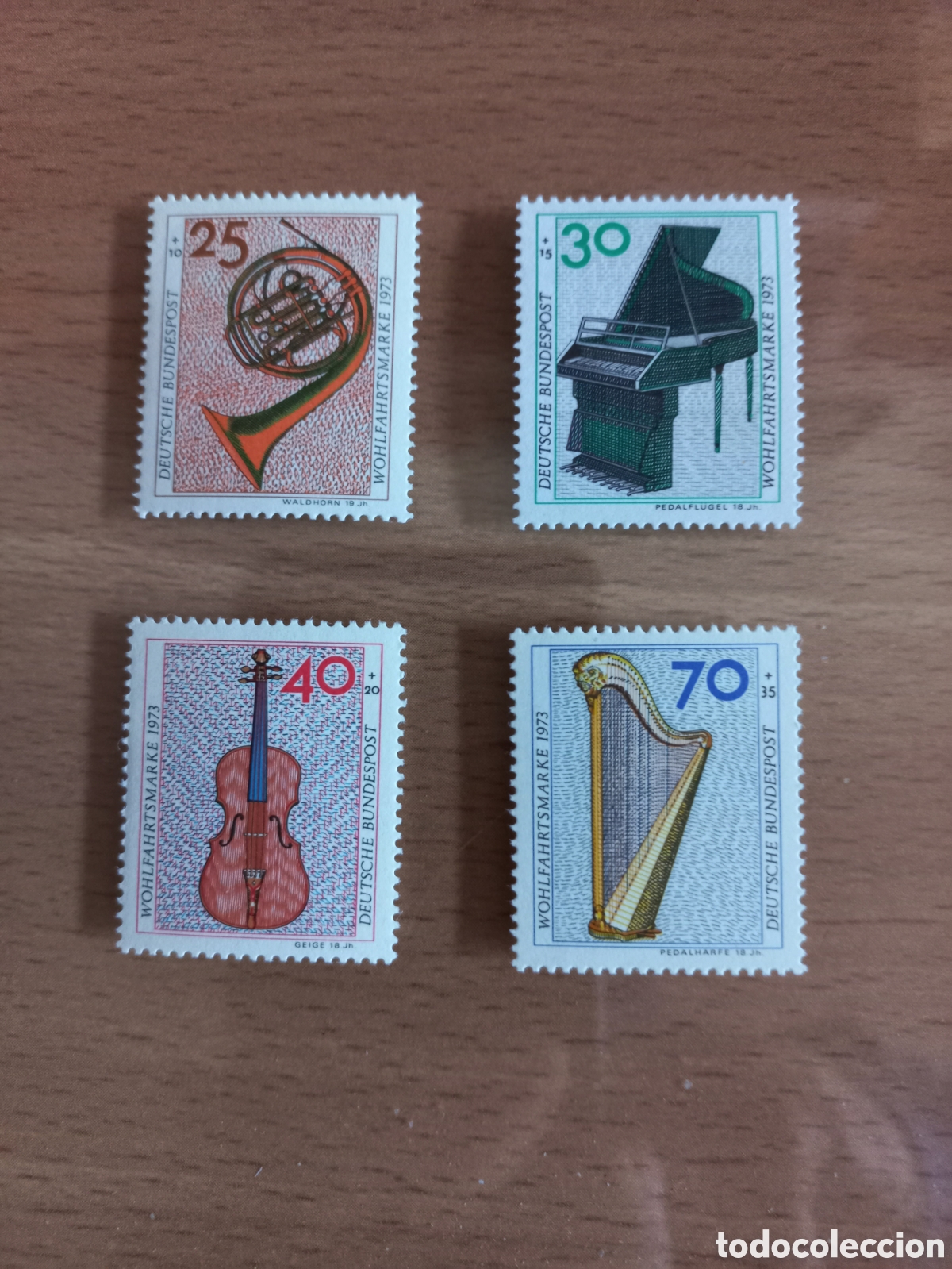 Selos: SERIE DE SELLOS ALEMANIA **A&Ntilde;O 1973