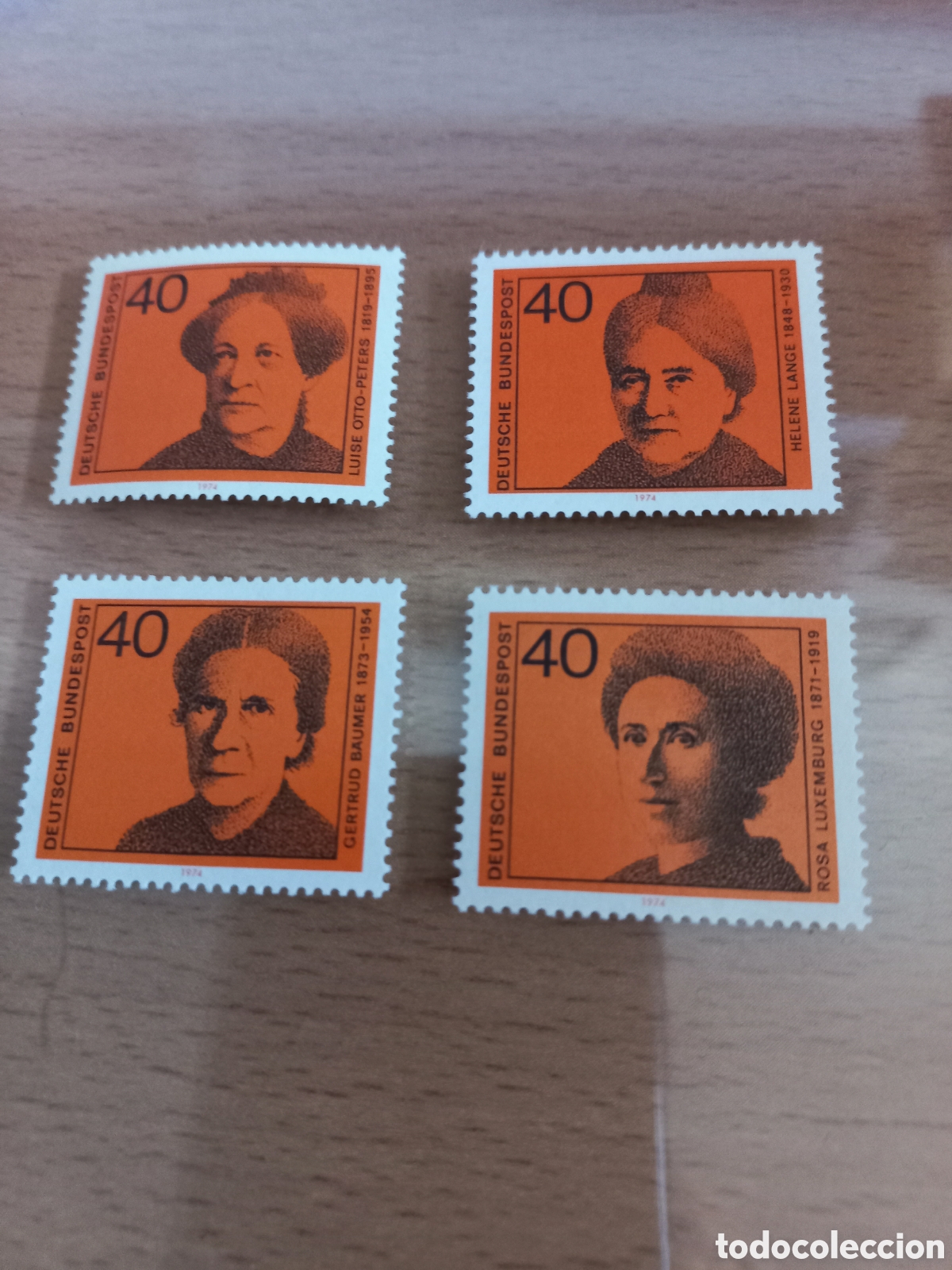 Selos: SERIE DE SELLOS ALEMANIA **A&Ntilde;O 1974