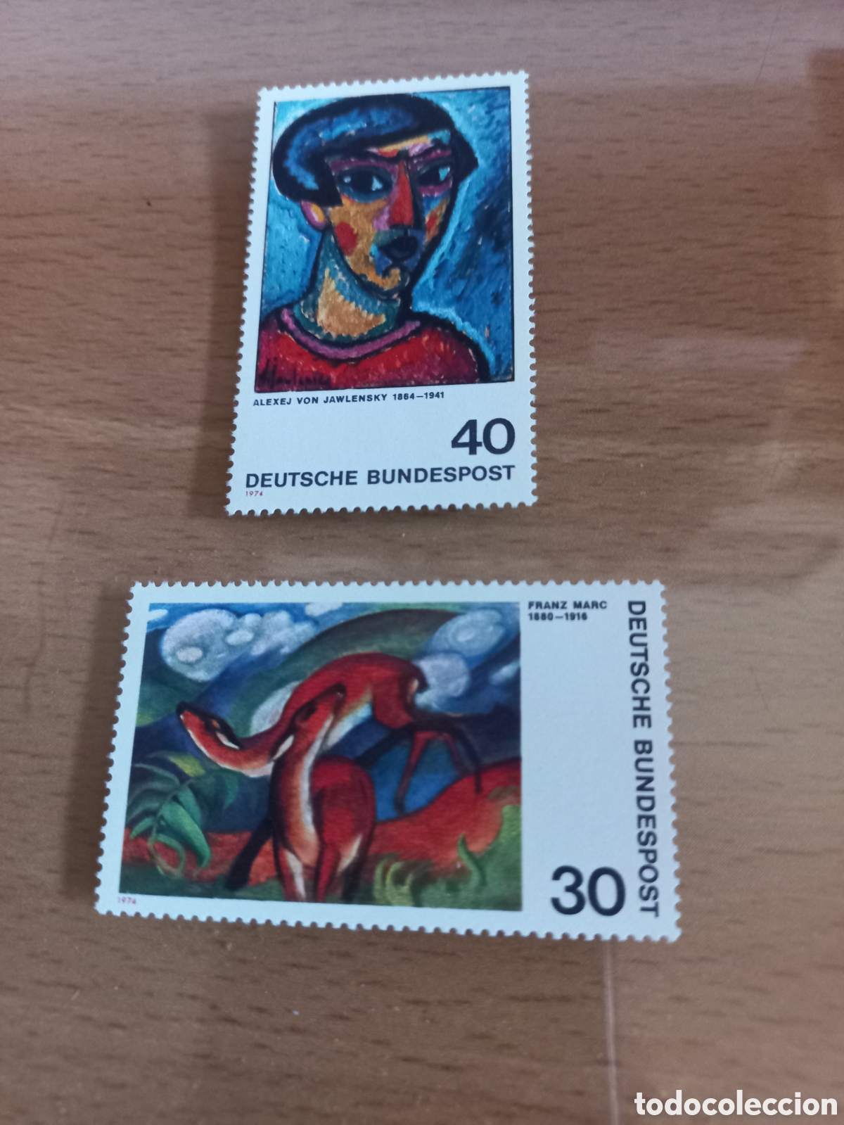 Selos: SERIE DE SELLOS ALEMANIA **A&Ntilde;O 1974