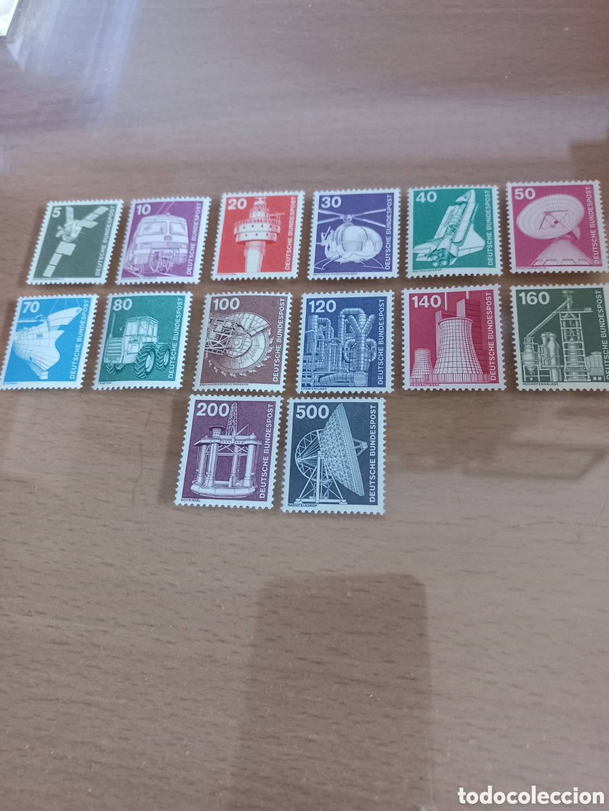 Stamps: SERIE DE SELLOS ALEMANIA **A&Ntilde;O 1975